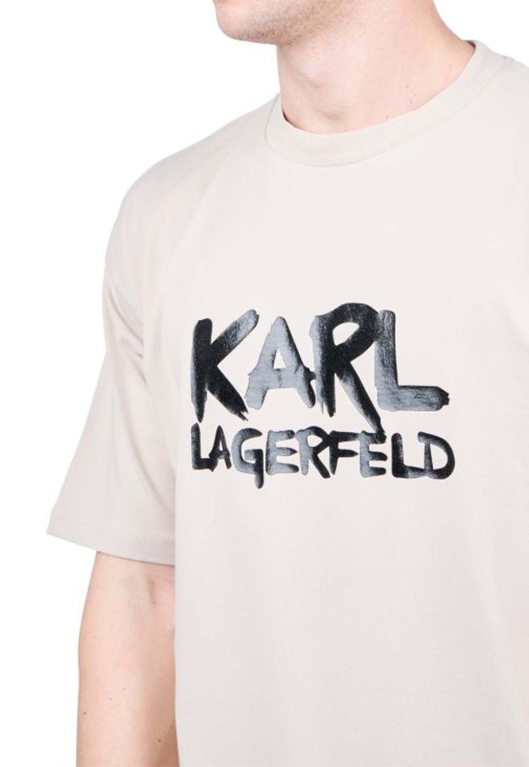 טי שירט קצרה Crewneck לגברים - Karl Lagerfeld
