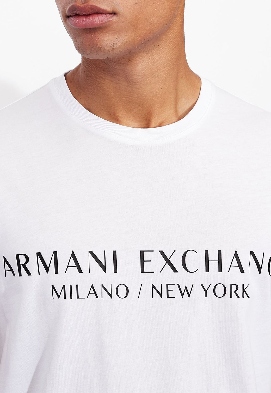 טי שירט קצרה עם לוגו | גברים - Armani Exchange
