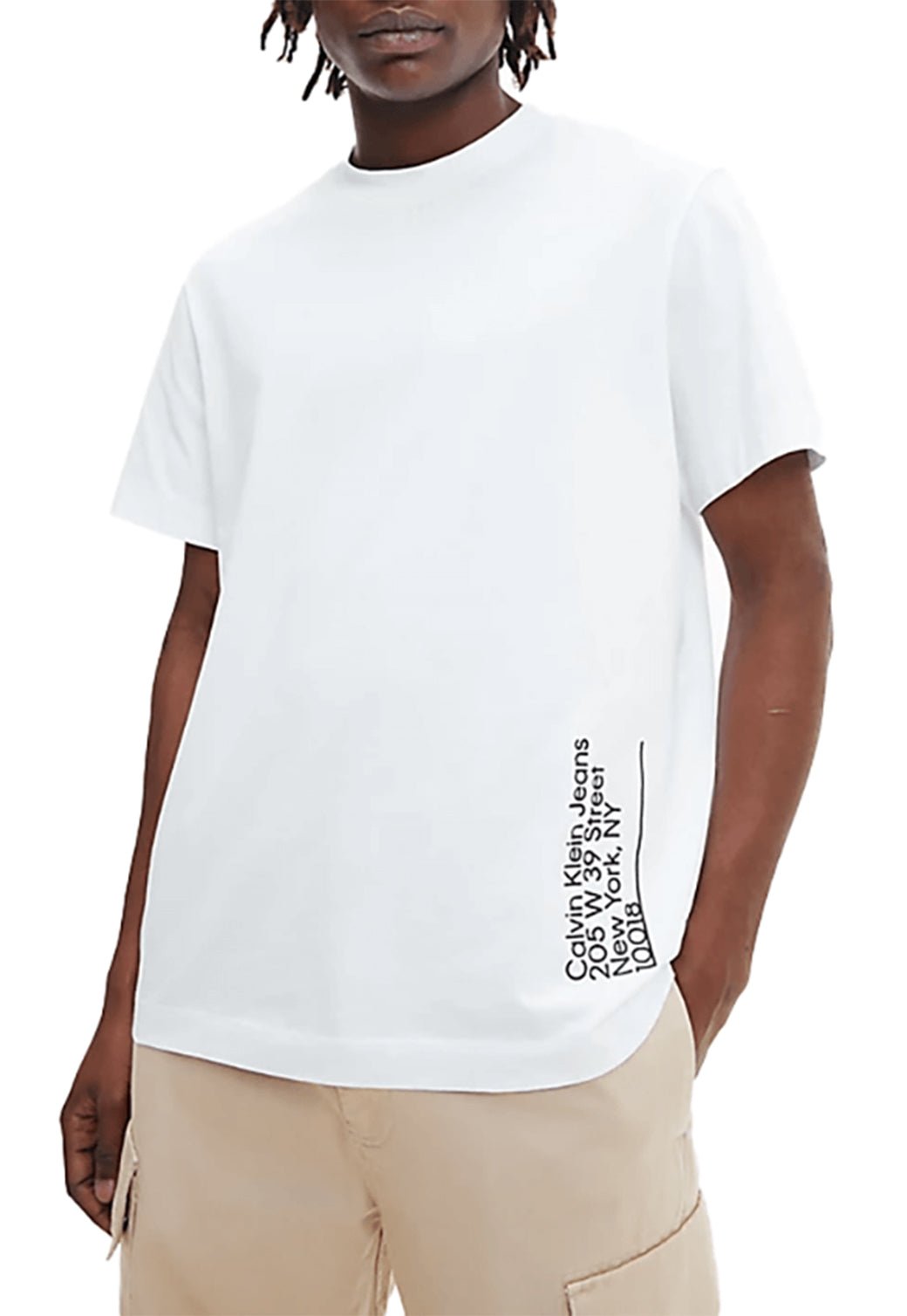 LIGHTBOX BACK GRAPHIC TEE Bright White 893625255 - Calvin Klein