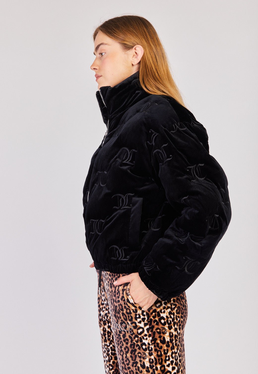 מעיל פאפר Logomania נשים - Juicy Couture