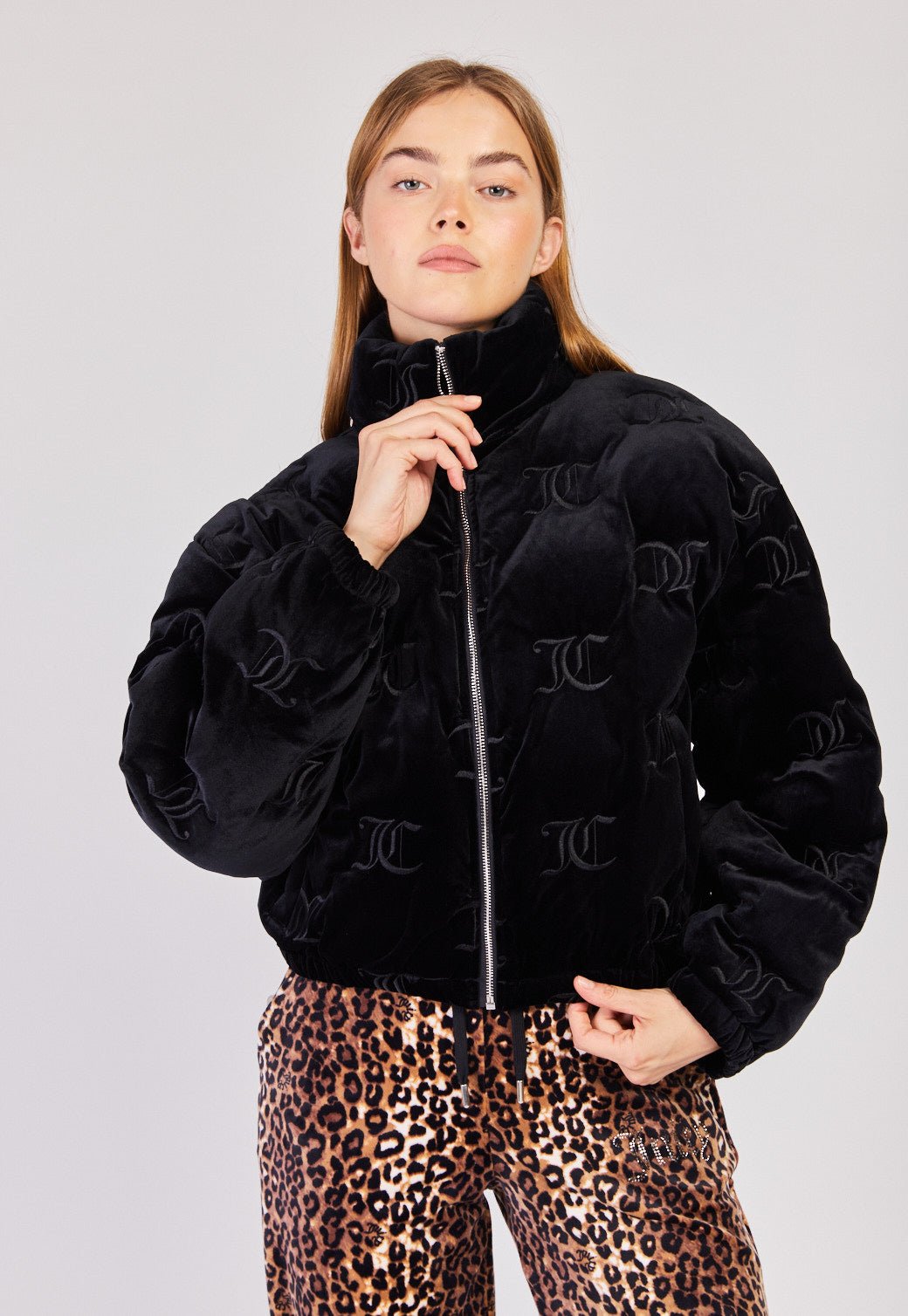 מעיל פאפר Logomania נשים - Juicy Couture