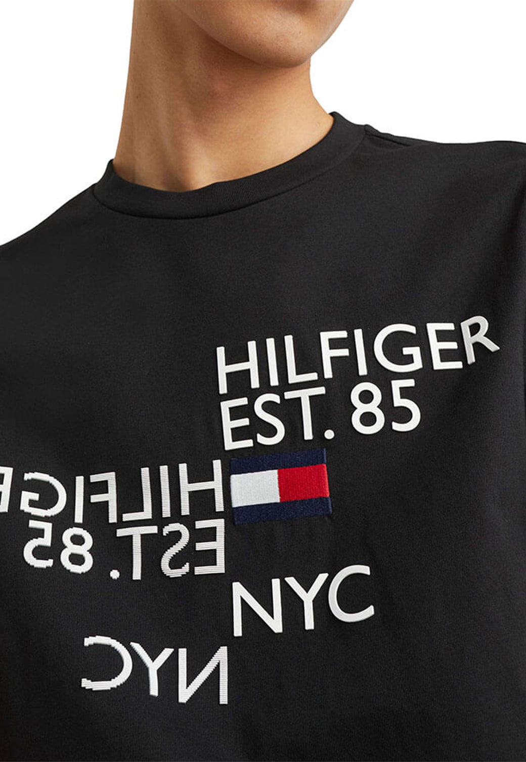 MIRRORED GRAPHIC TEE Black 991217067 - Tommy Hillfiger