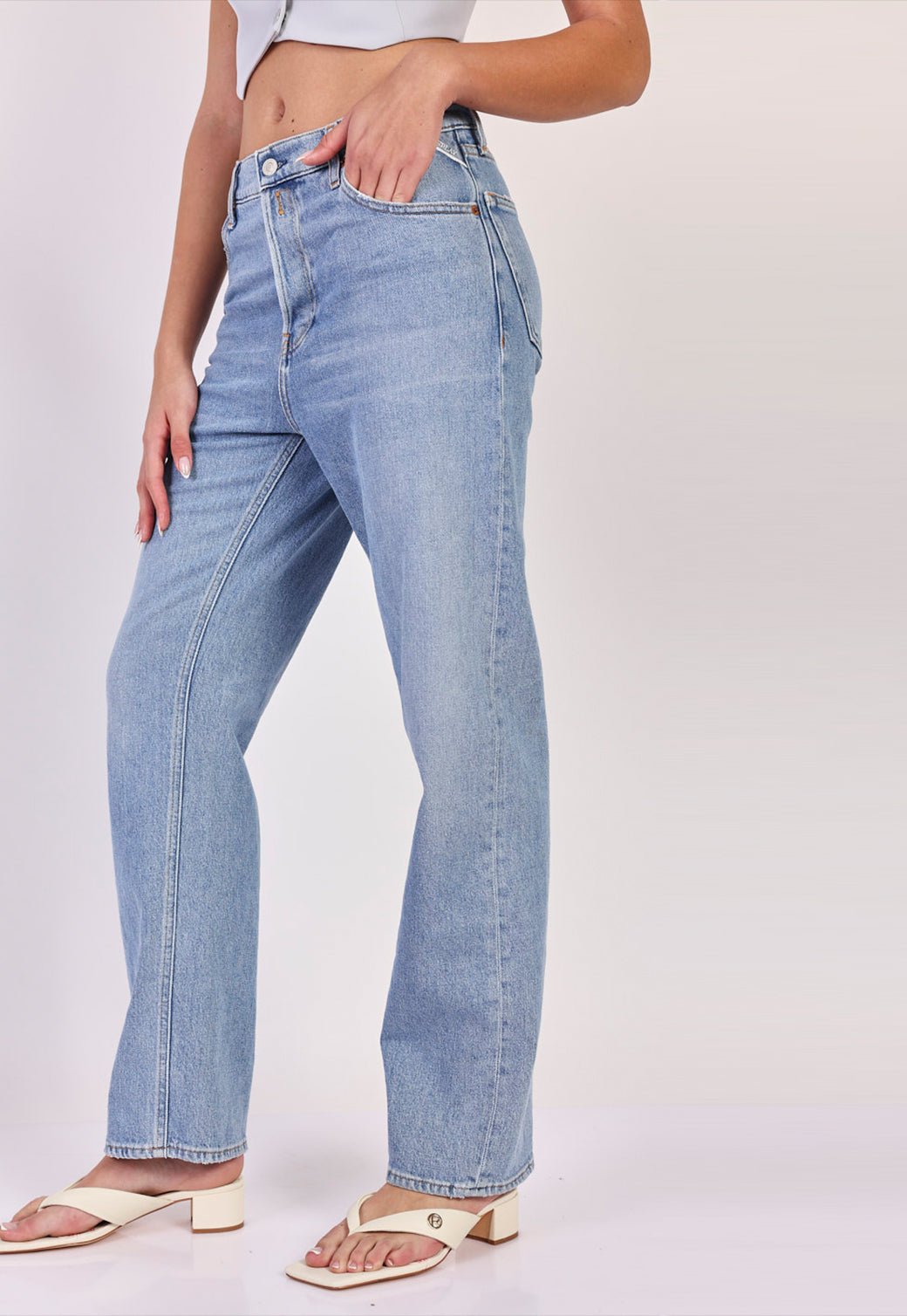 מכנסי ג'ינס JAYLIE Wide Leg Fit נשים - REPLAY
