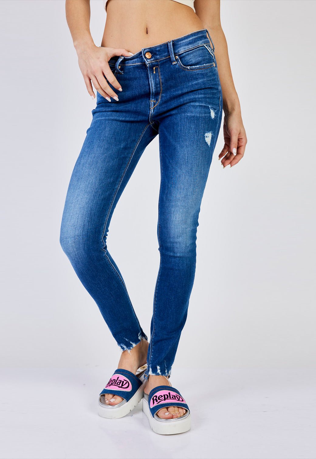 מכנסי ג'ינס LUZIEN Skinny Fit נשים - REPLAY