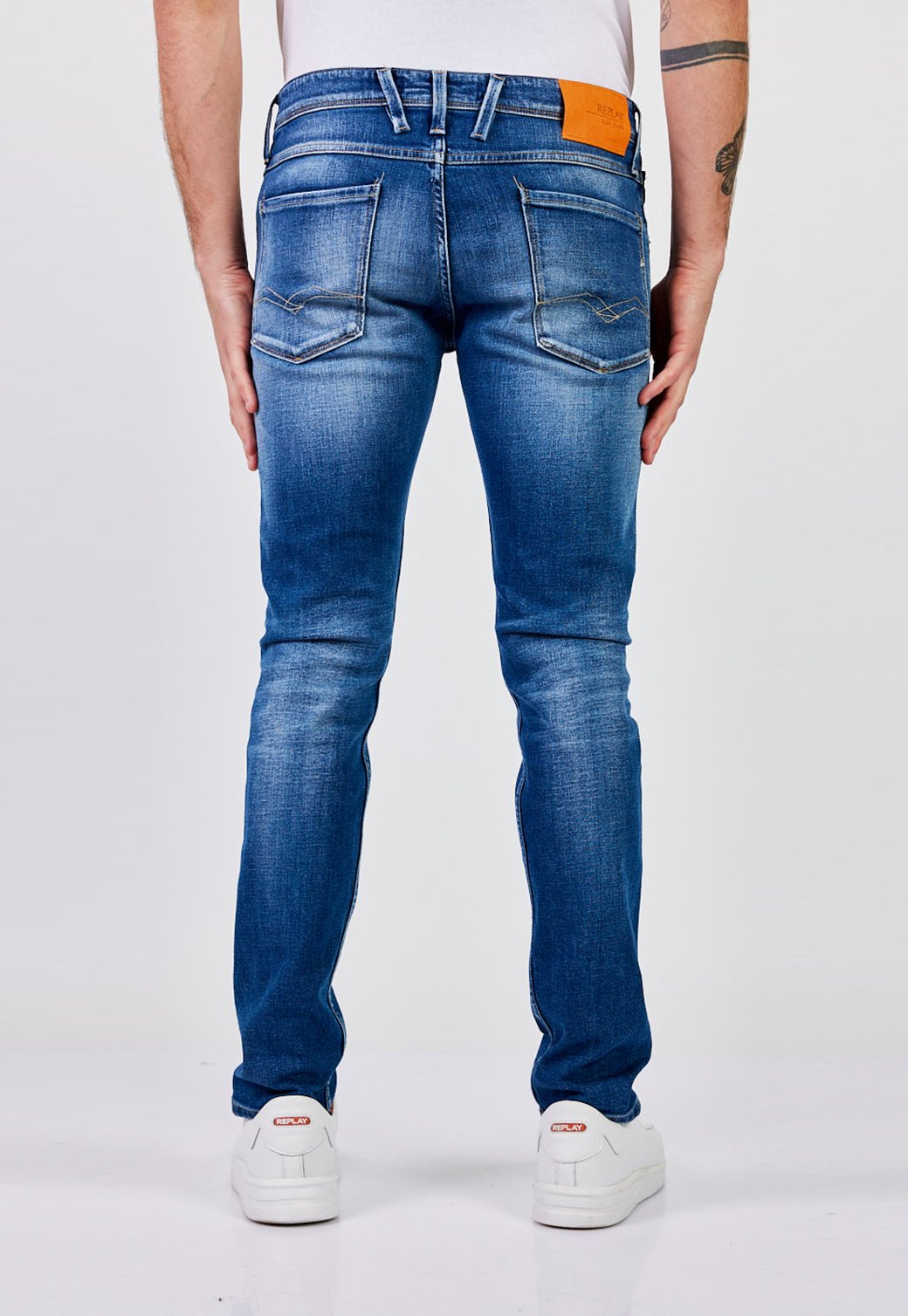 מכנסי ג’ינס Slim Fit ANBASS גברים - REPLAY