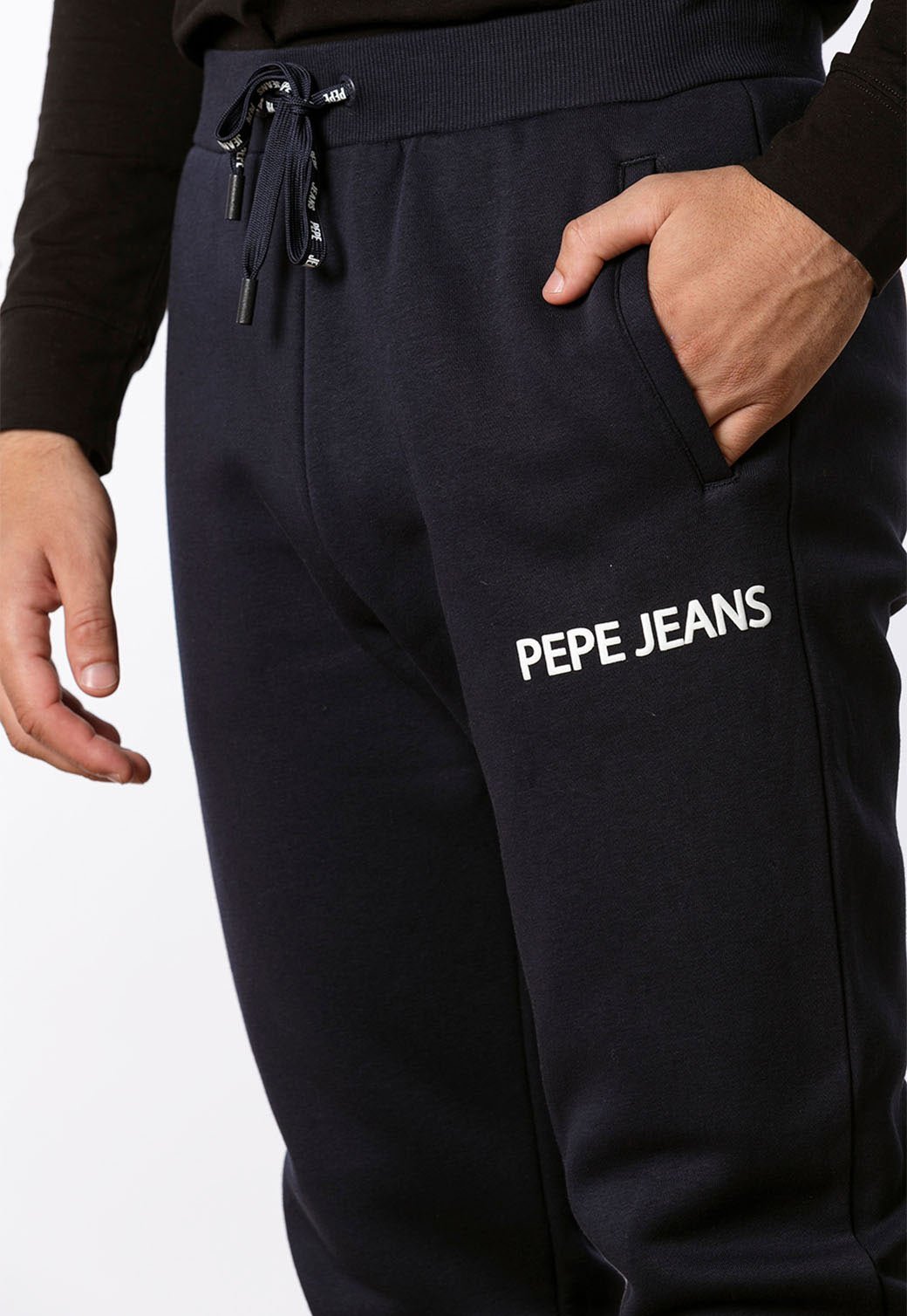 מכנסי טרנינג עם לוגו לגברים - Pepe Jeans