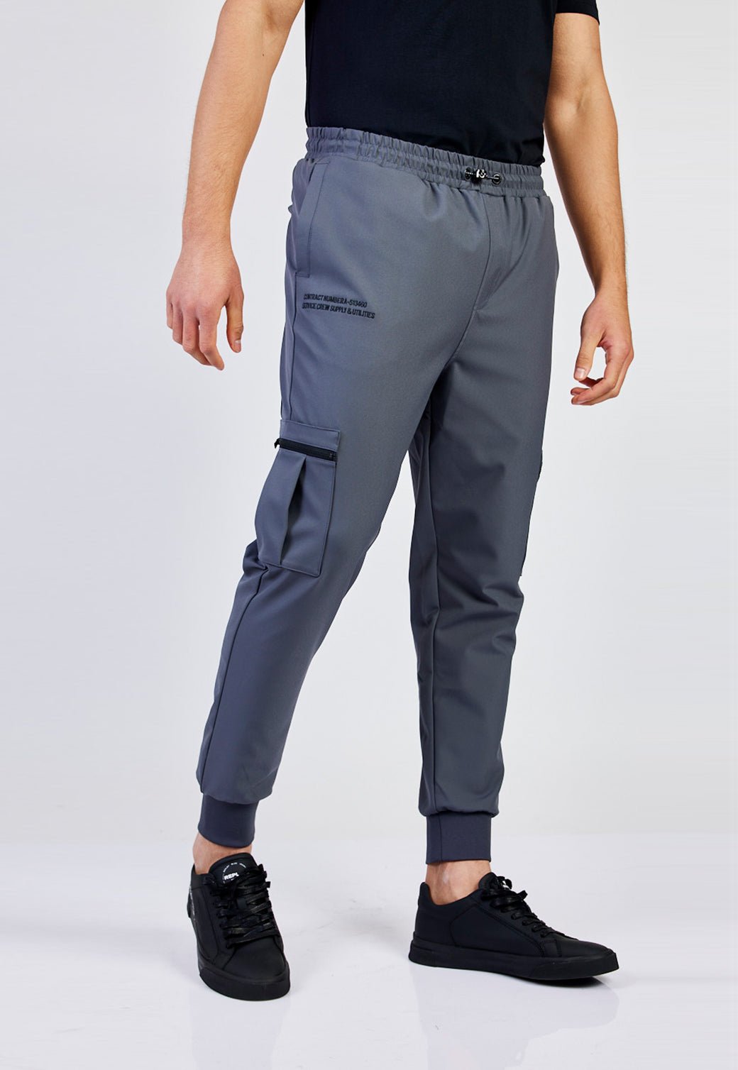 מכנסי טרנינג ניילון עם כיסים גברים - Replay