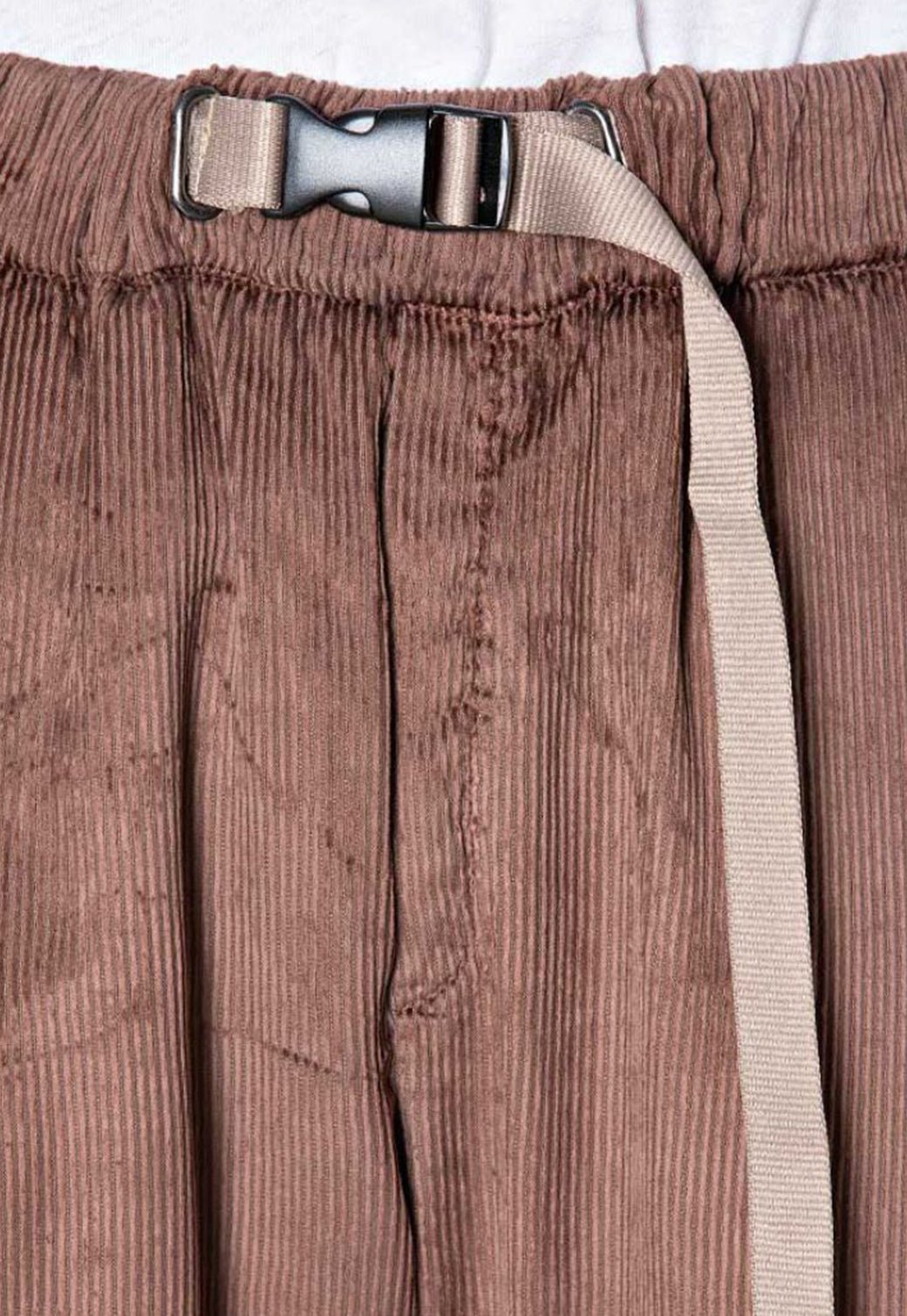 מכנסיים ארוכים עם חגורה וגומי בקרסול נשים - Replay