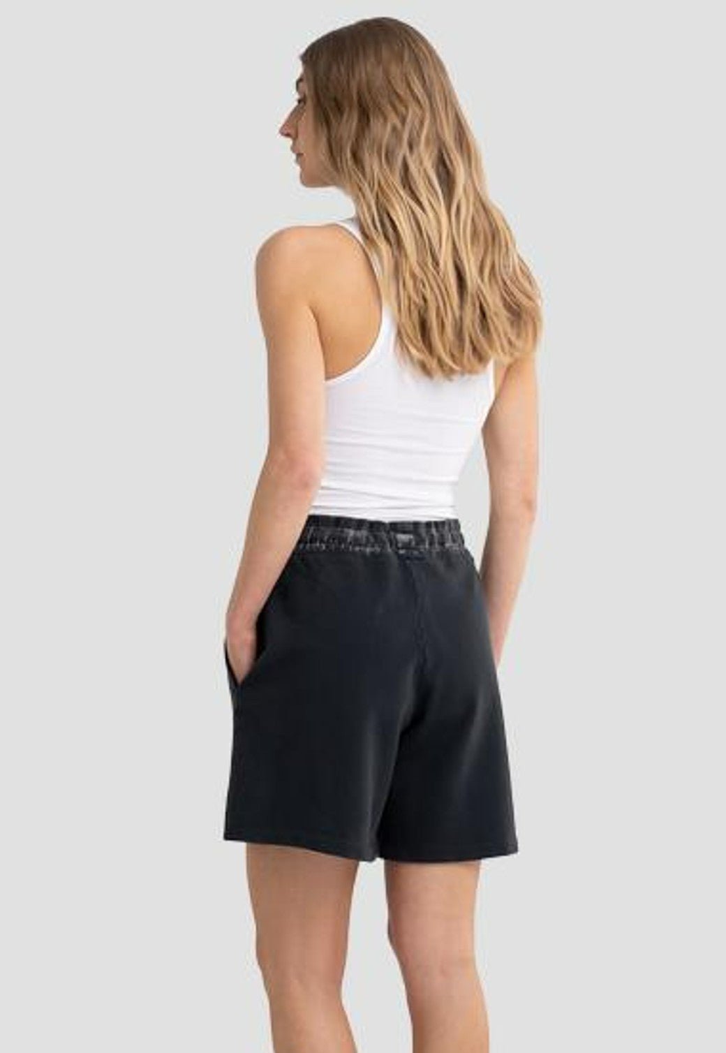 מכנסיים קצרים עם לוגו נשים - Replay