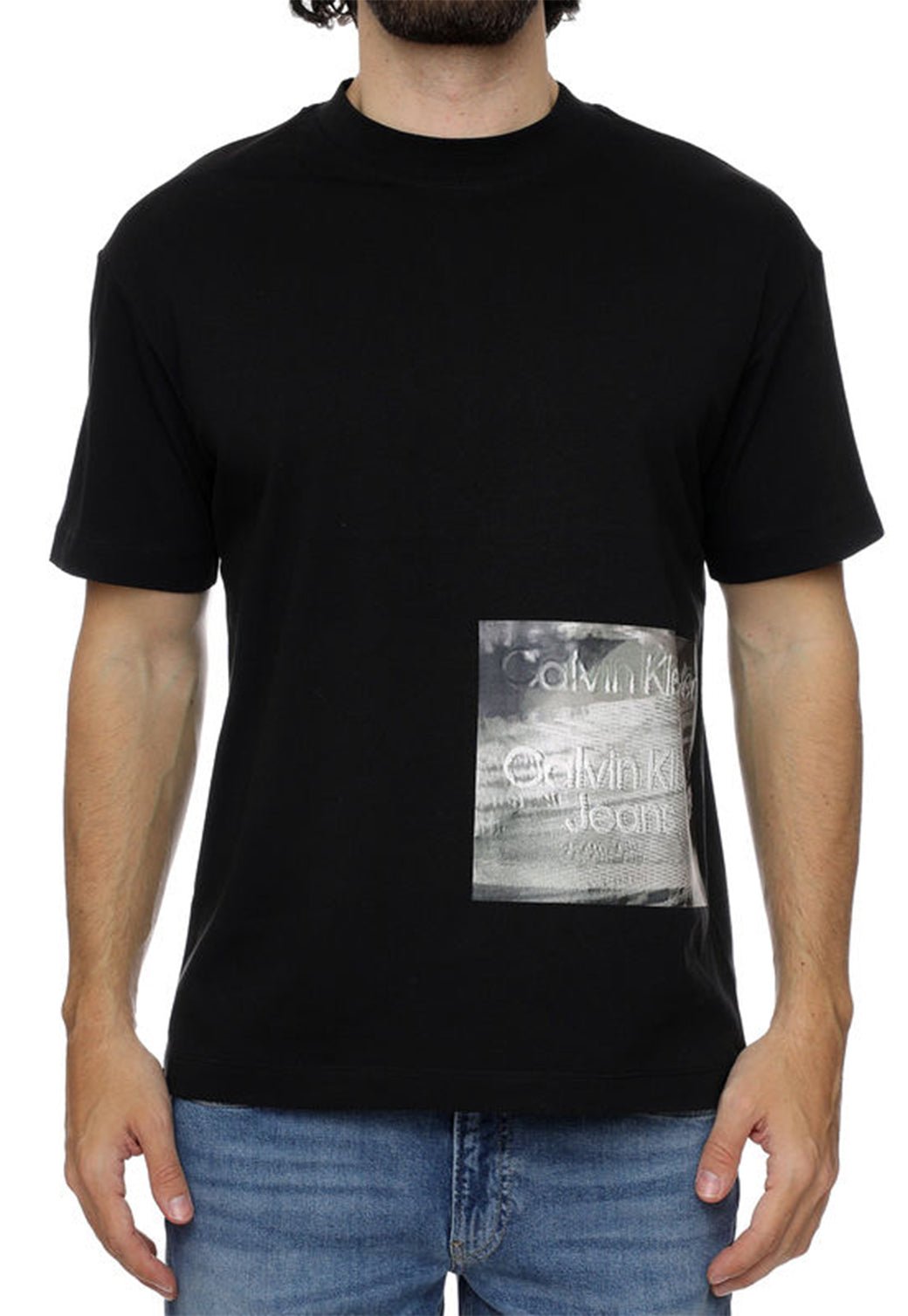 MOTION BLUR PHOTOPRINT TEE Ck Black 893627048 - Calvin Klein