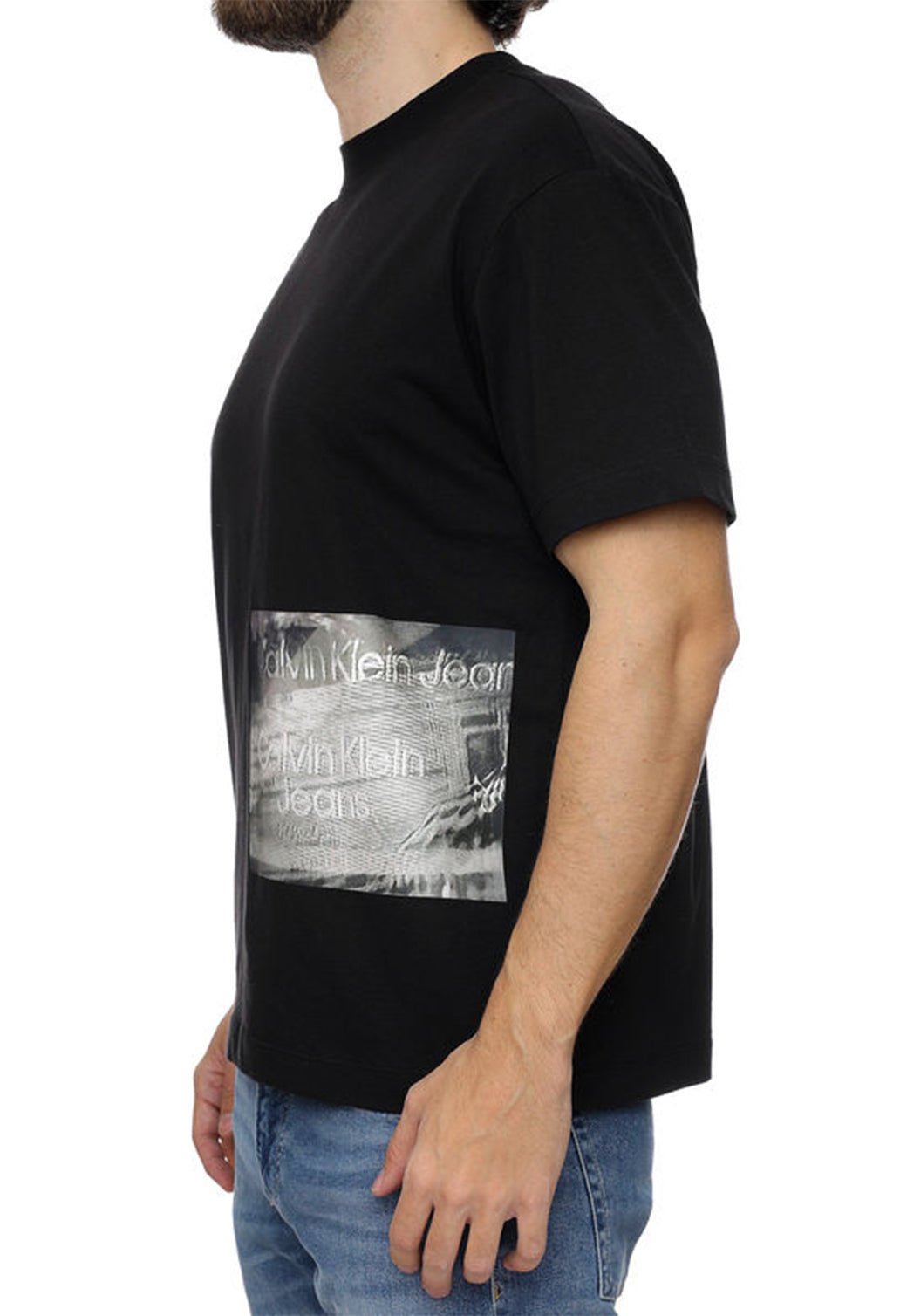 MOTION BLUR PHOTOPRINT TEE Ck Black 893627048 - Calvin Klein