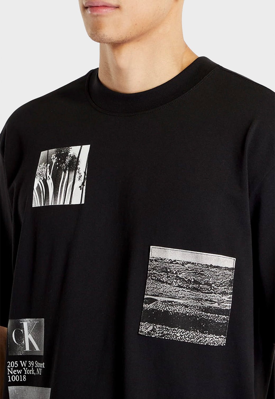 MULTI LANDSCAPE GRAPHIC TEE Ck Black 893627015 - Calvin Klein