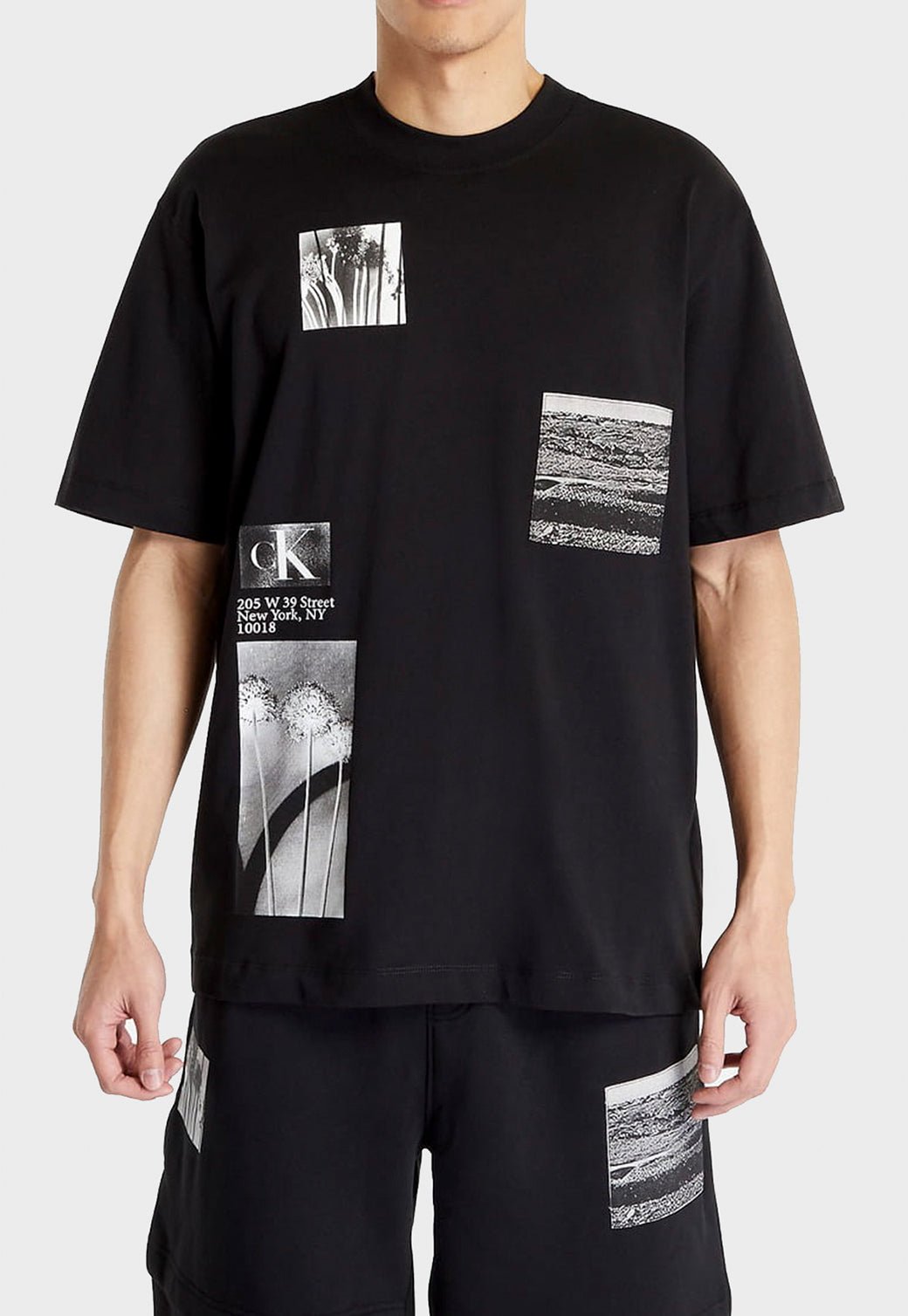 MULTI LANDSCAPE GRAPHIC TEE Ck Black 893627015 - Calvin Klein