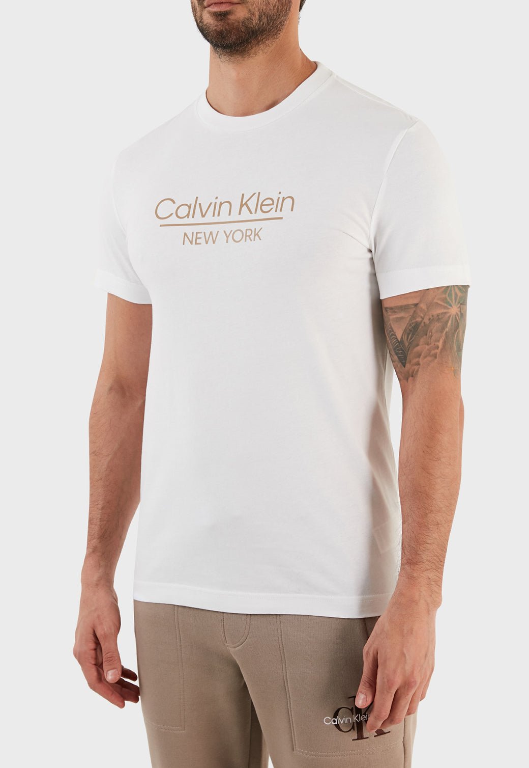 NEW YORK LOGO T-SHIRT Bright White 893625302 - Calvin Klein