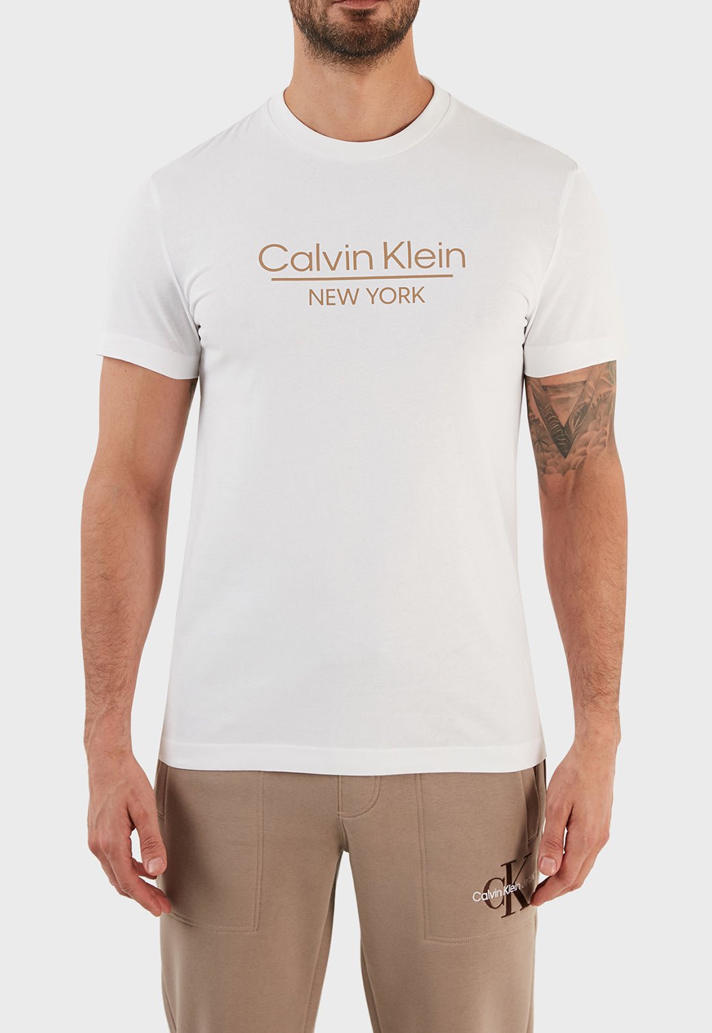 NEW YORK LOGO T-SHIRT Bright White 893625302 - Calvin Klein