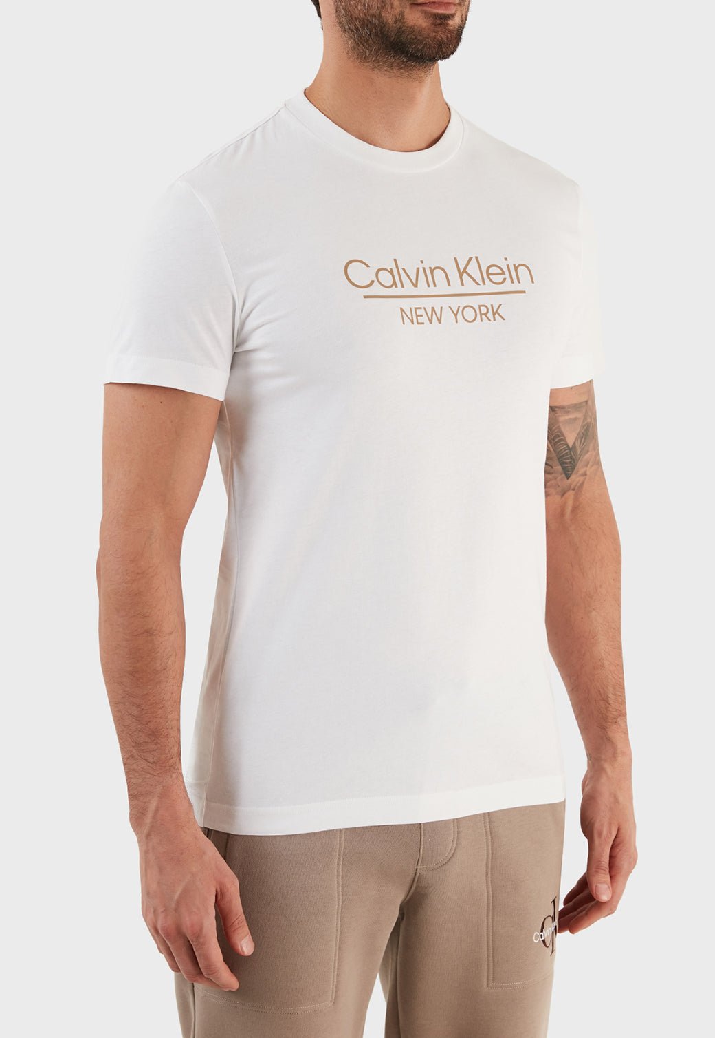 NEW YORK LOGO T-SHIRT Bright White 893625302 - Calvin Klein