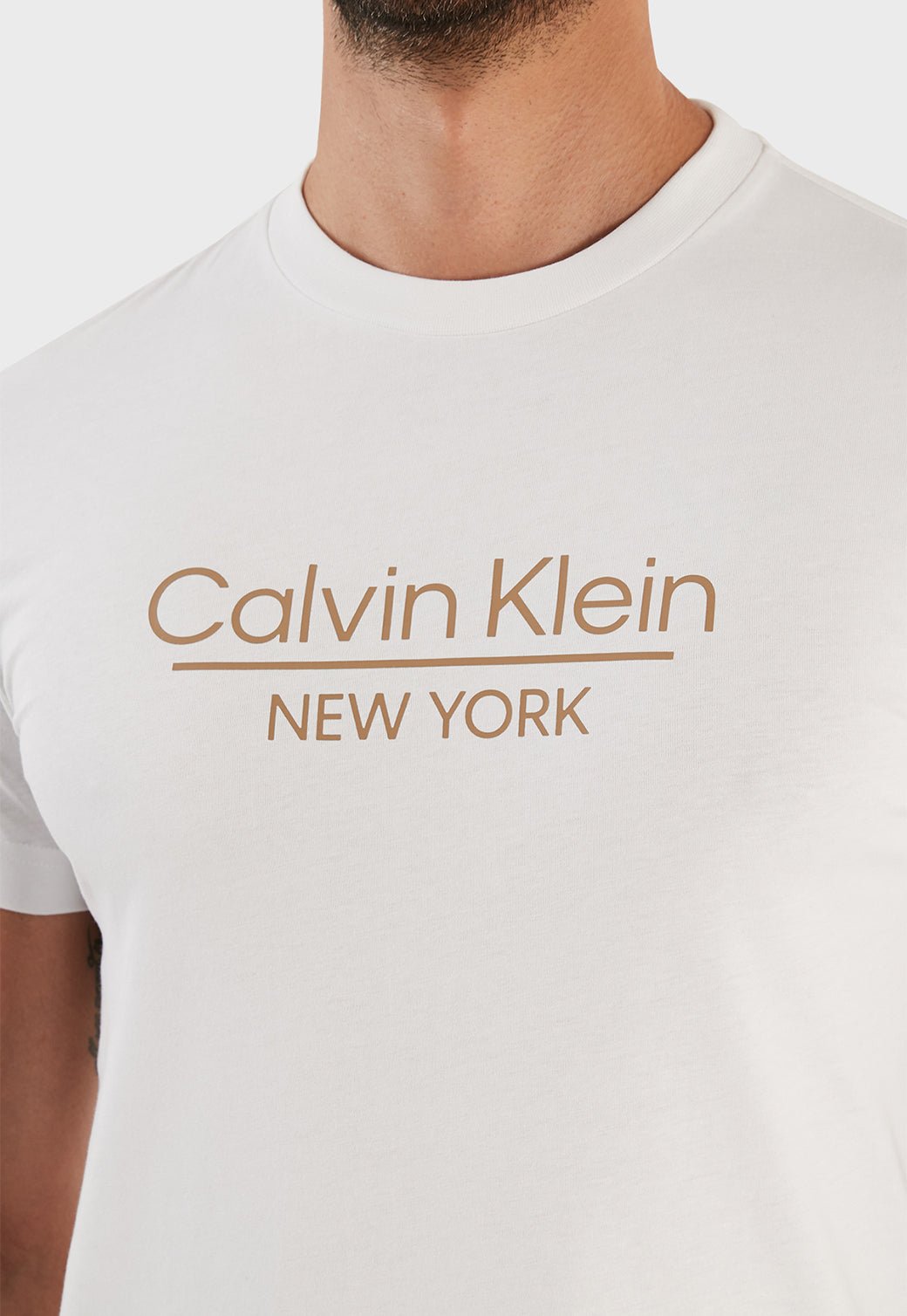 NEW YORK LOGO T-SHIRT Bright White 893625302 - Calvin Klein