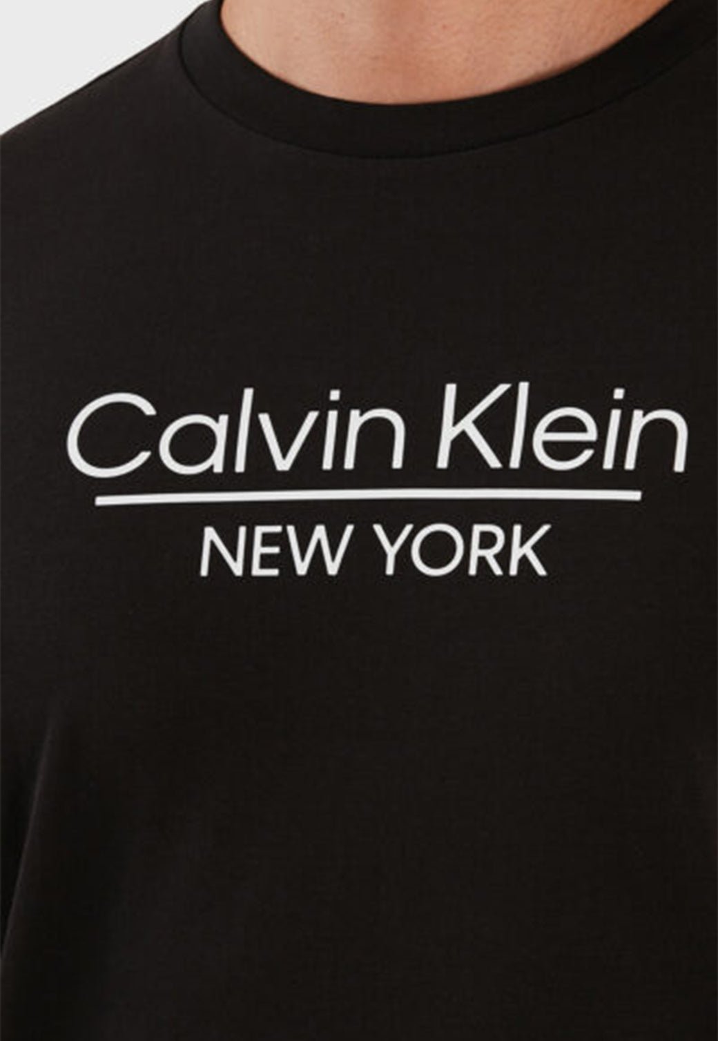 NEW YORK LOGO T-SHIRT Ck Black 893625298 - Calvin Klein