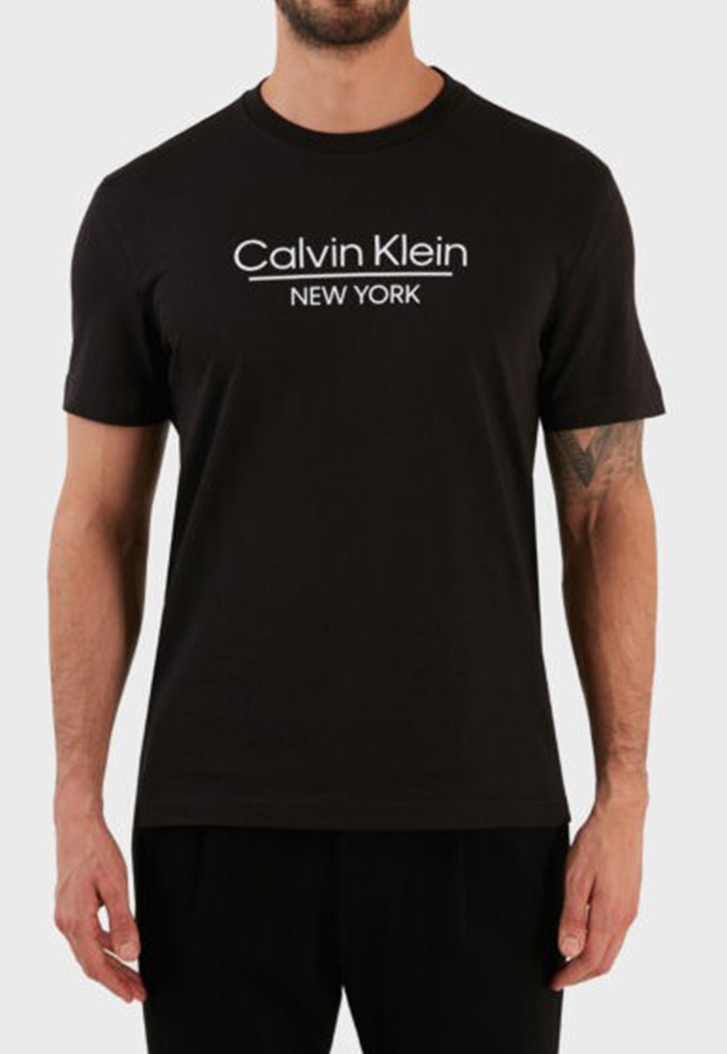 NEW YORK LOGO T-SHIRT Ck Black 893625298 - Calvin Klein