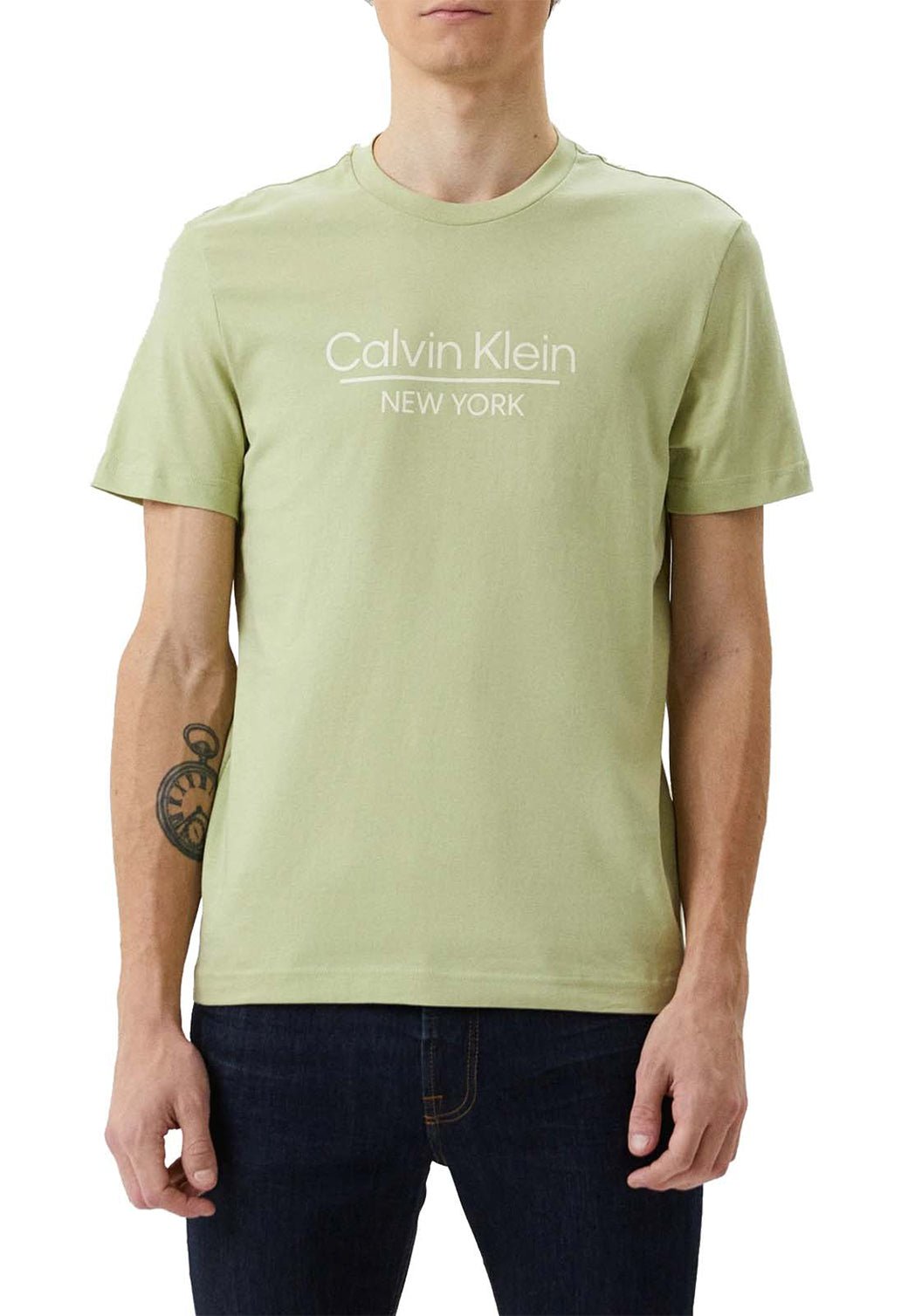 NEW YORK LOGO T-SHIRT Herb Tea 893625299 - Calvin Klein