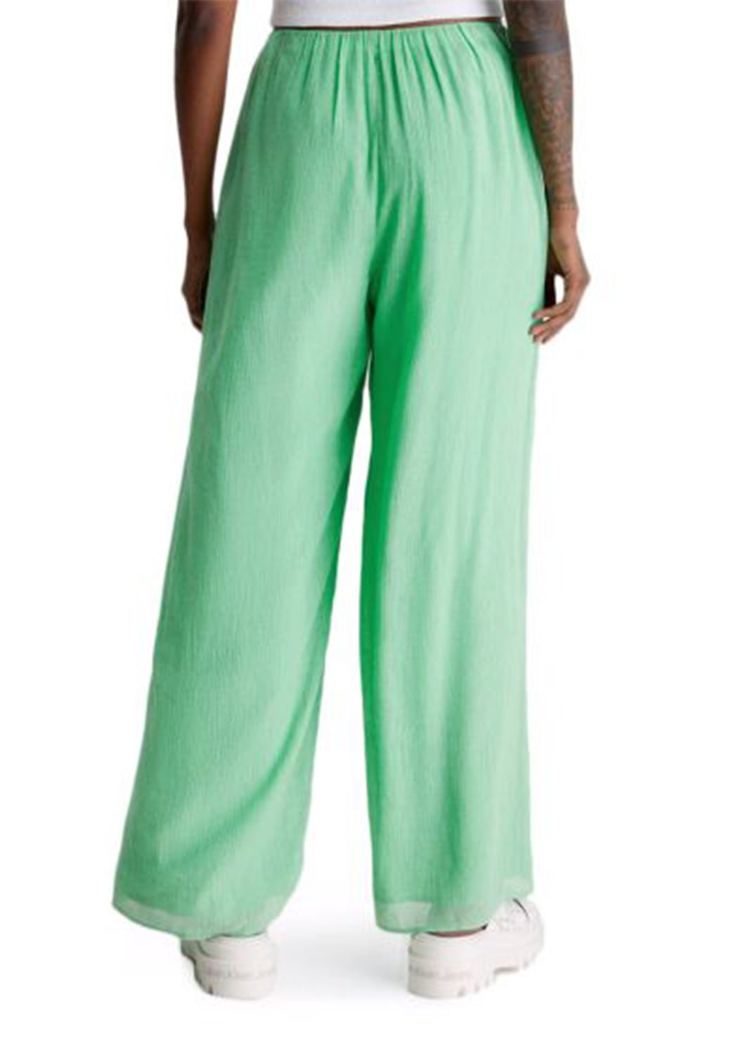 NKLE LONG STRAIGHT PANTS Neptunes Wave 893626922 - Calvin Klein