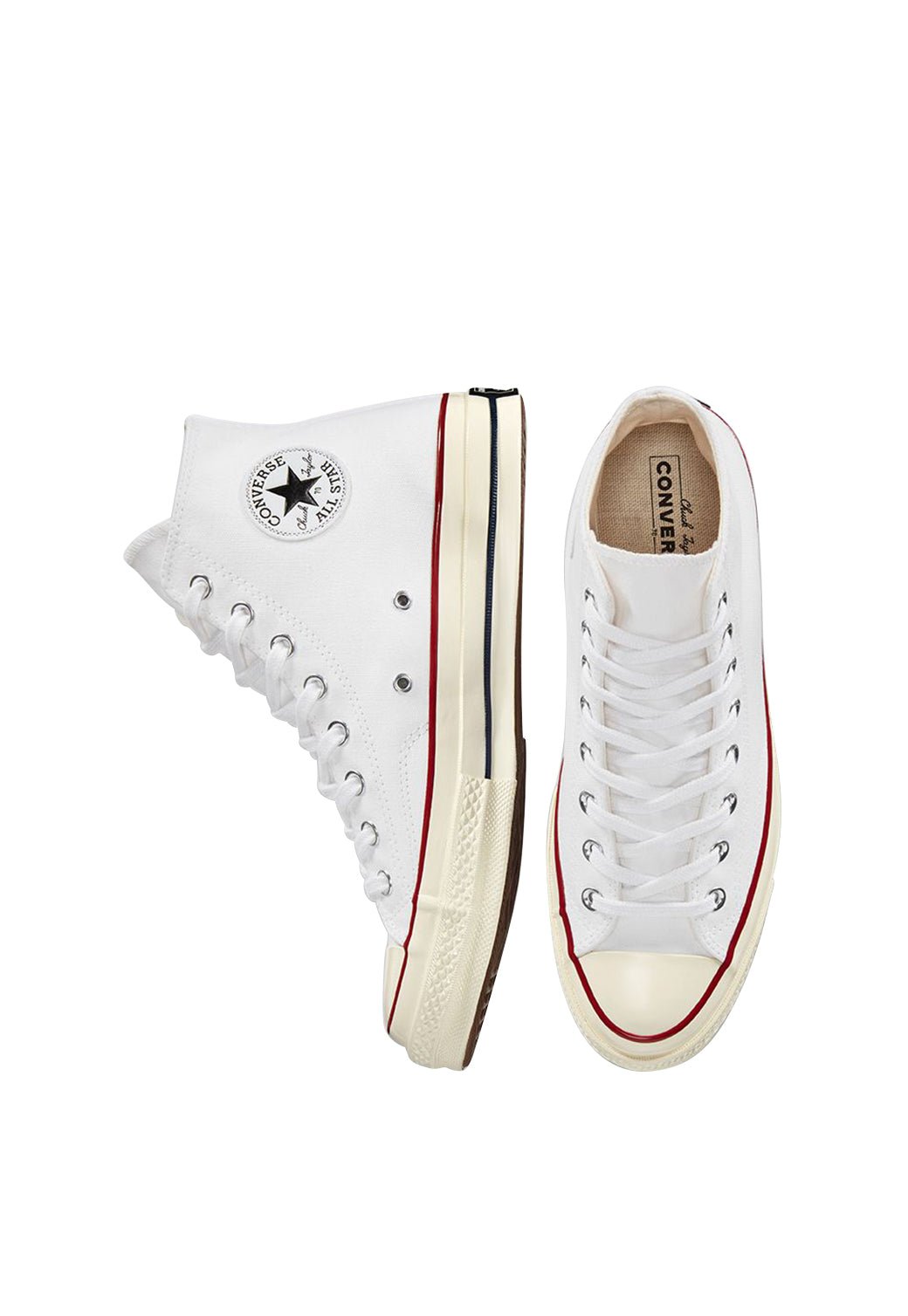 נעלי אולסטאר Chuck 70 גבוהות בצבע לבן לנשים - Converse