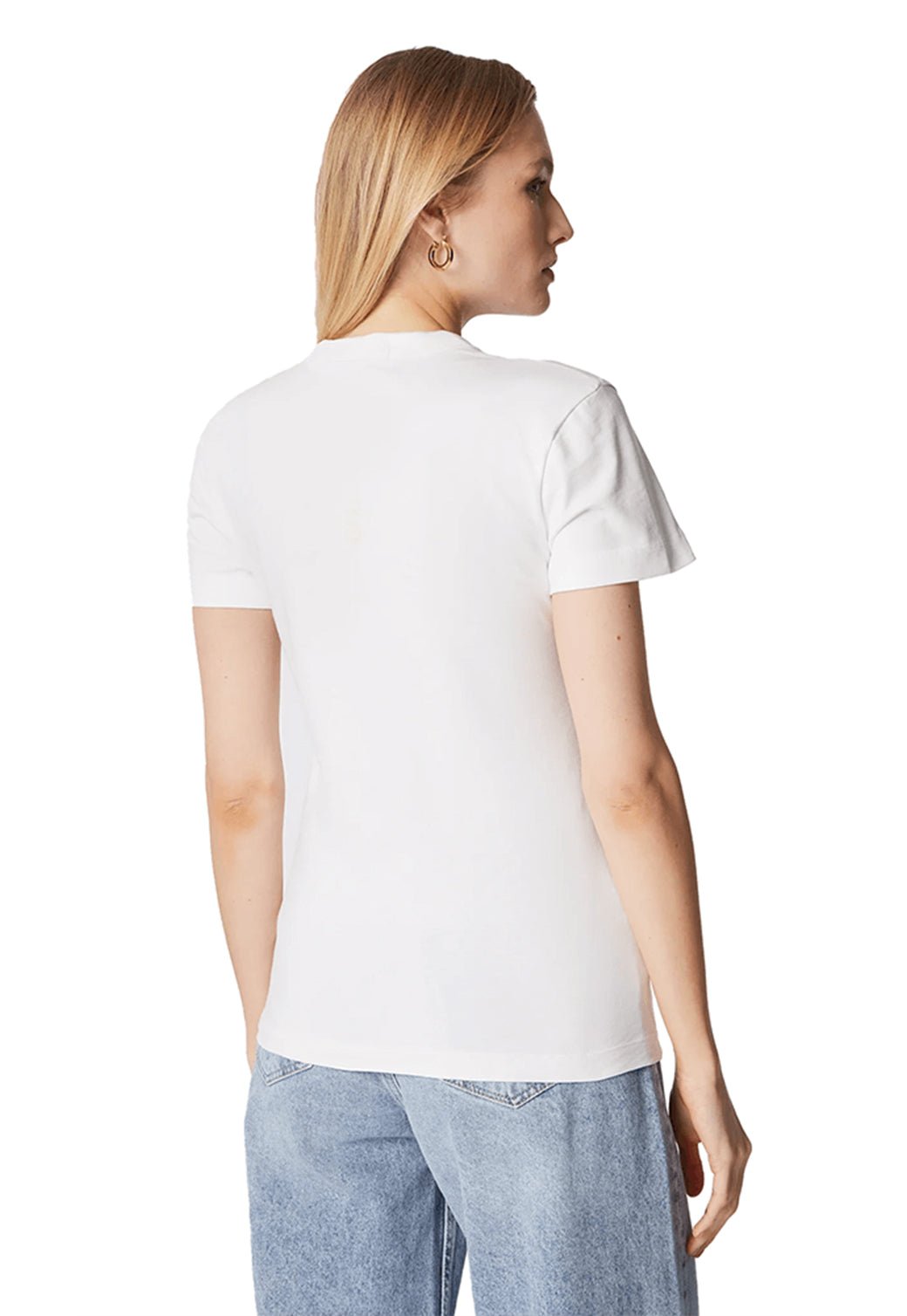 NSTITUTIONAL BOX SLIM TEE Bright White 893625123 - Calvin Klein