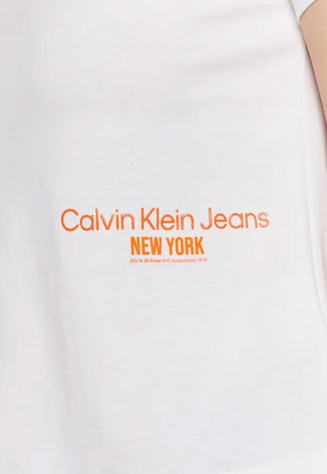 NY LOGO BABY TEE Bright White 893626900 - Calvin Klein