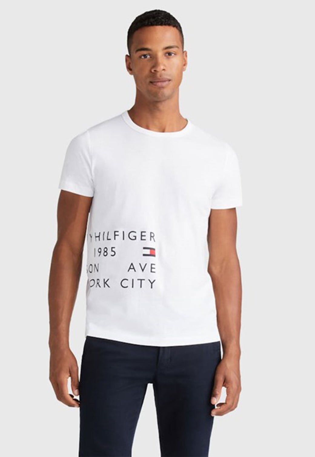 OFF PLACEMENT TEE White 991215588 - Tommy Hillfiger