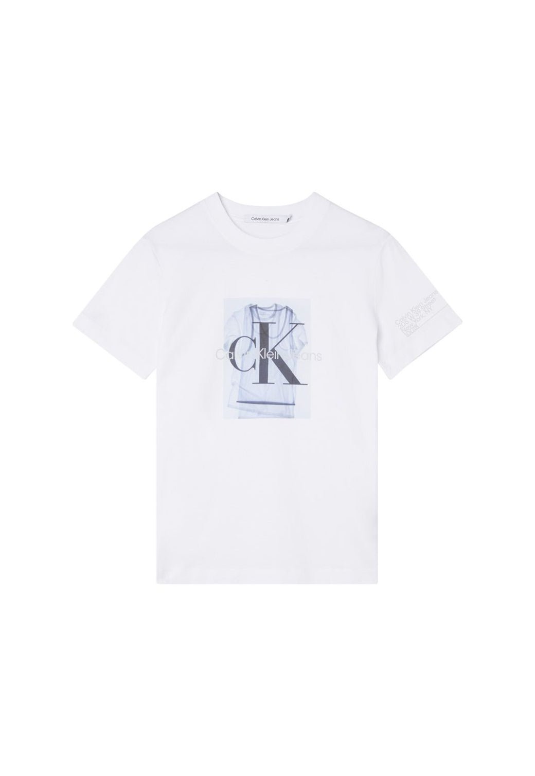 PHOTOPRINT REGULAR TEE Bright White 893625119 - Calvin Klein