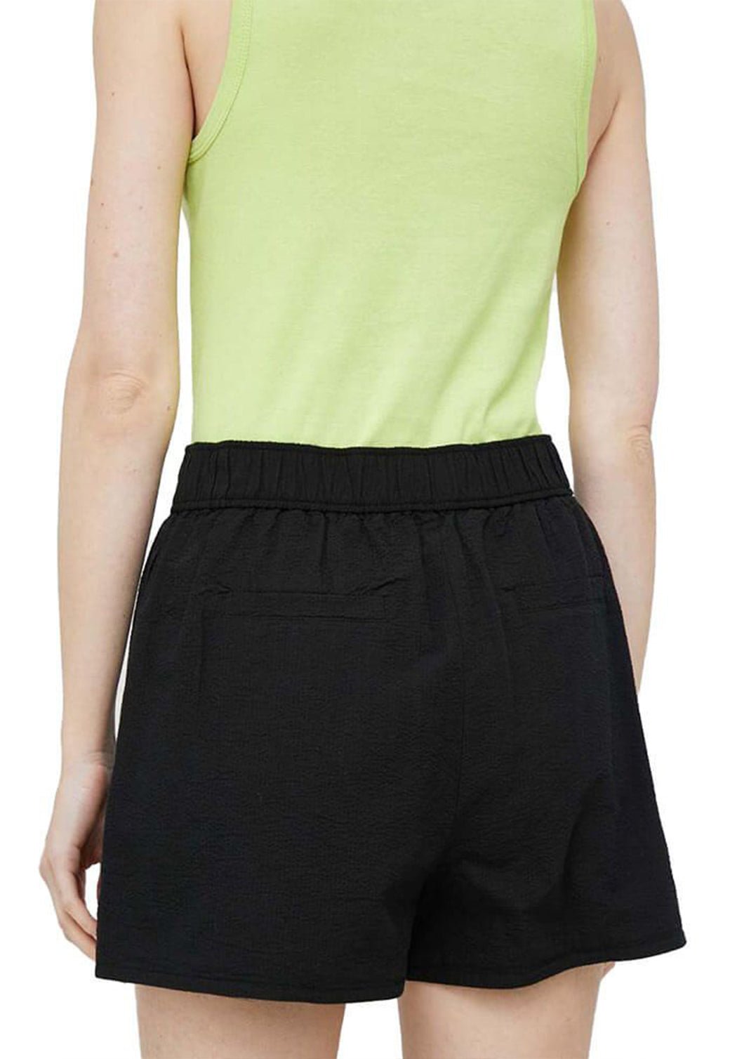 SEERSUCKER RELAXED SHORTS Ck Black 893626797 - Calvin Klein