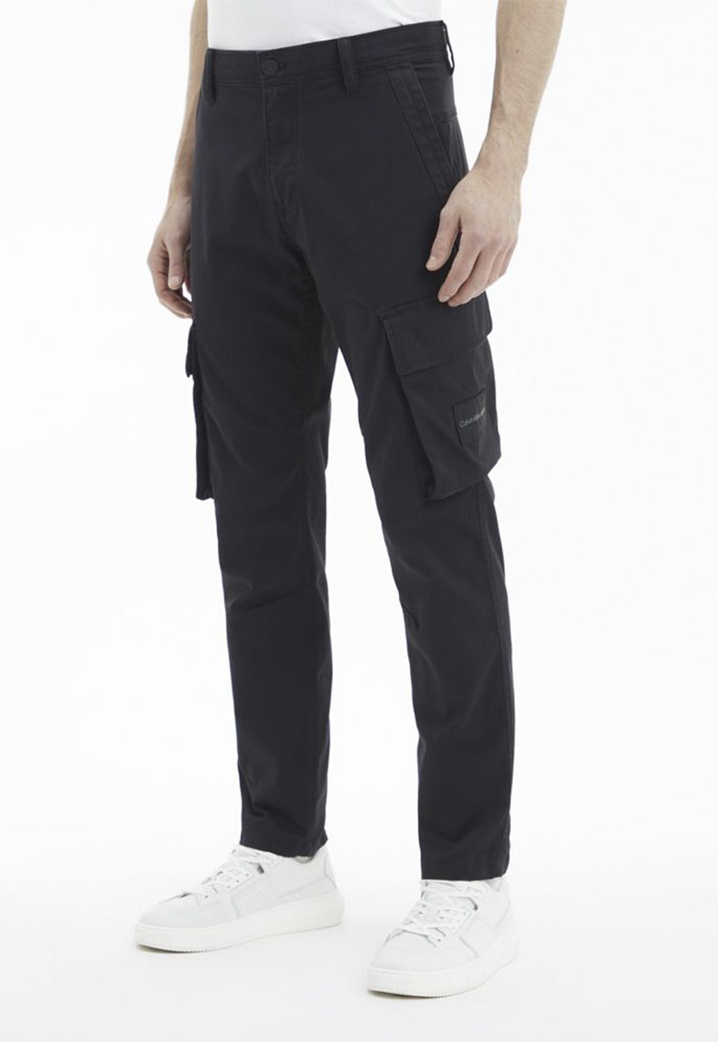 SKINNY WASHED CARGO PANT Ck Black 893624613 - Calvin Klein