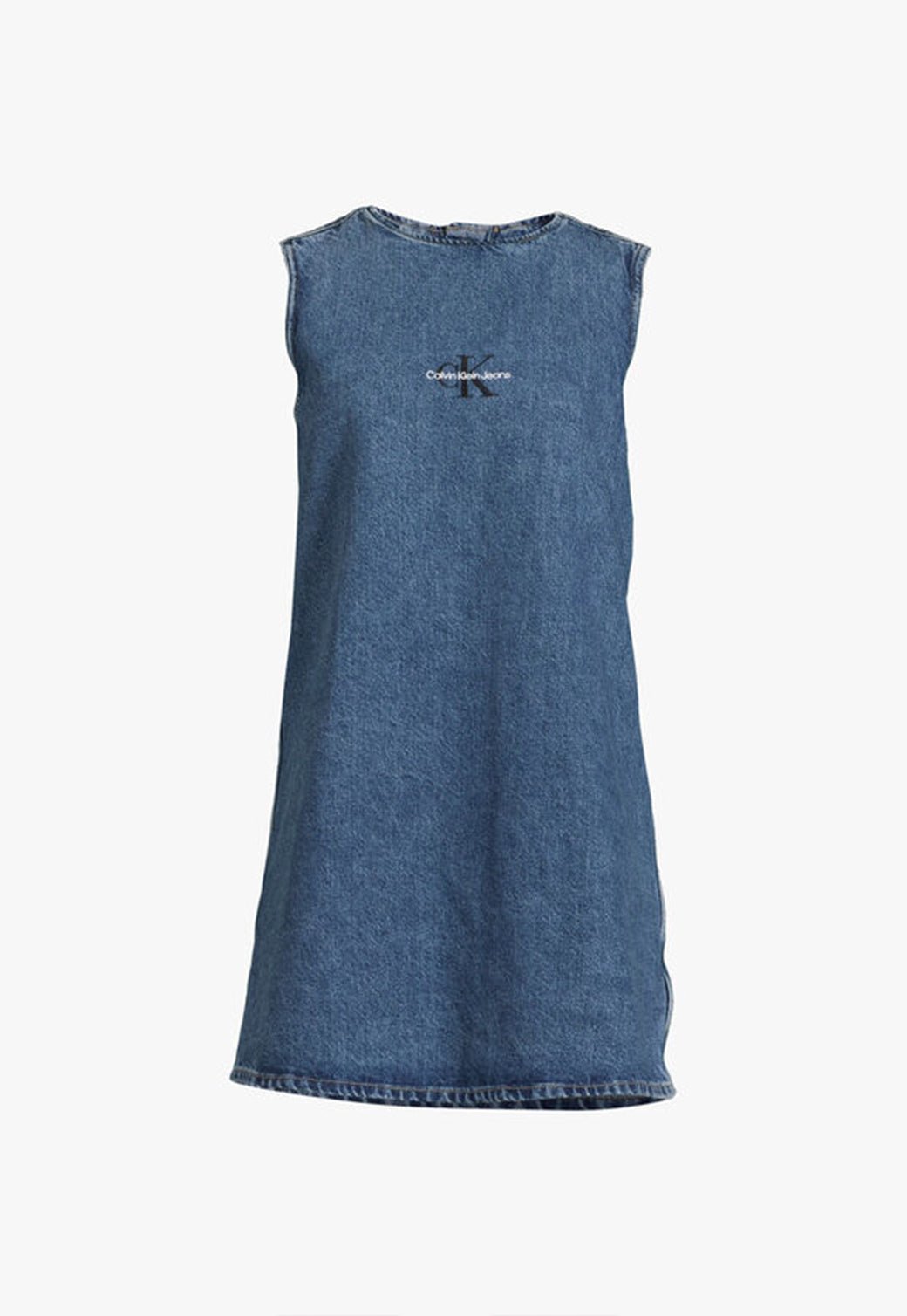 SLEEVELESS BOXY DRESS Denim Dark 893625112 - Calvin Klein