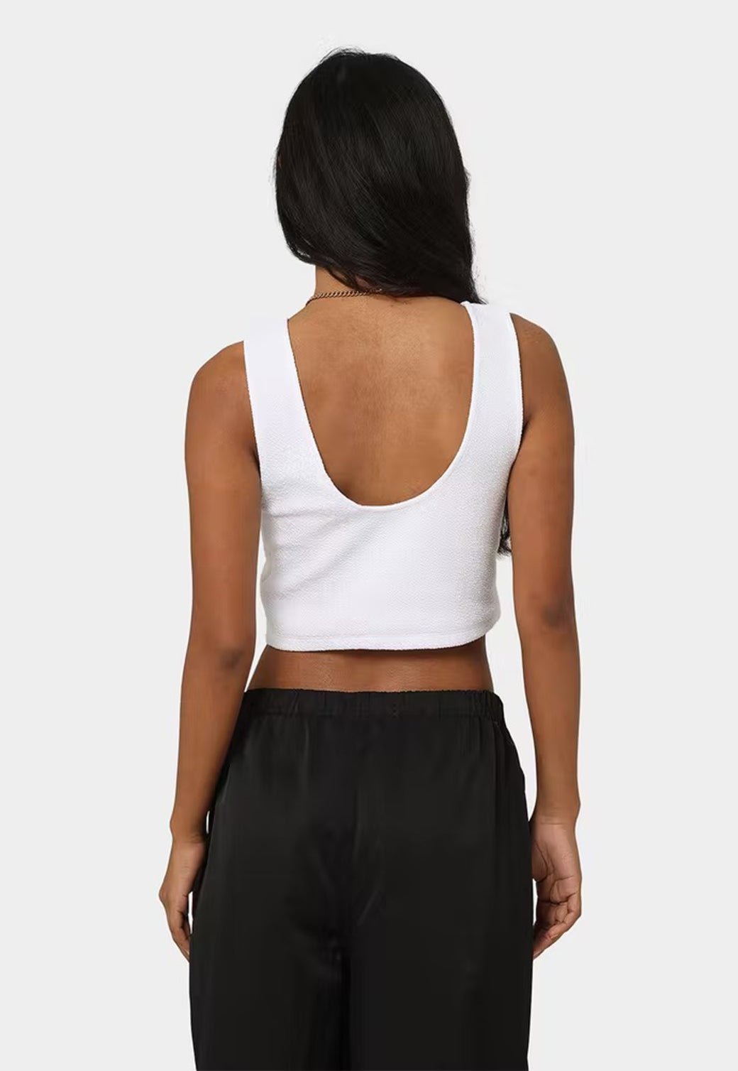 SLUB RIB BRALETTE Bright White - Calvin Klein