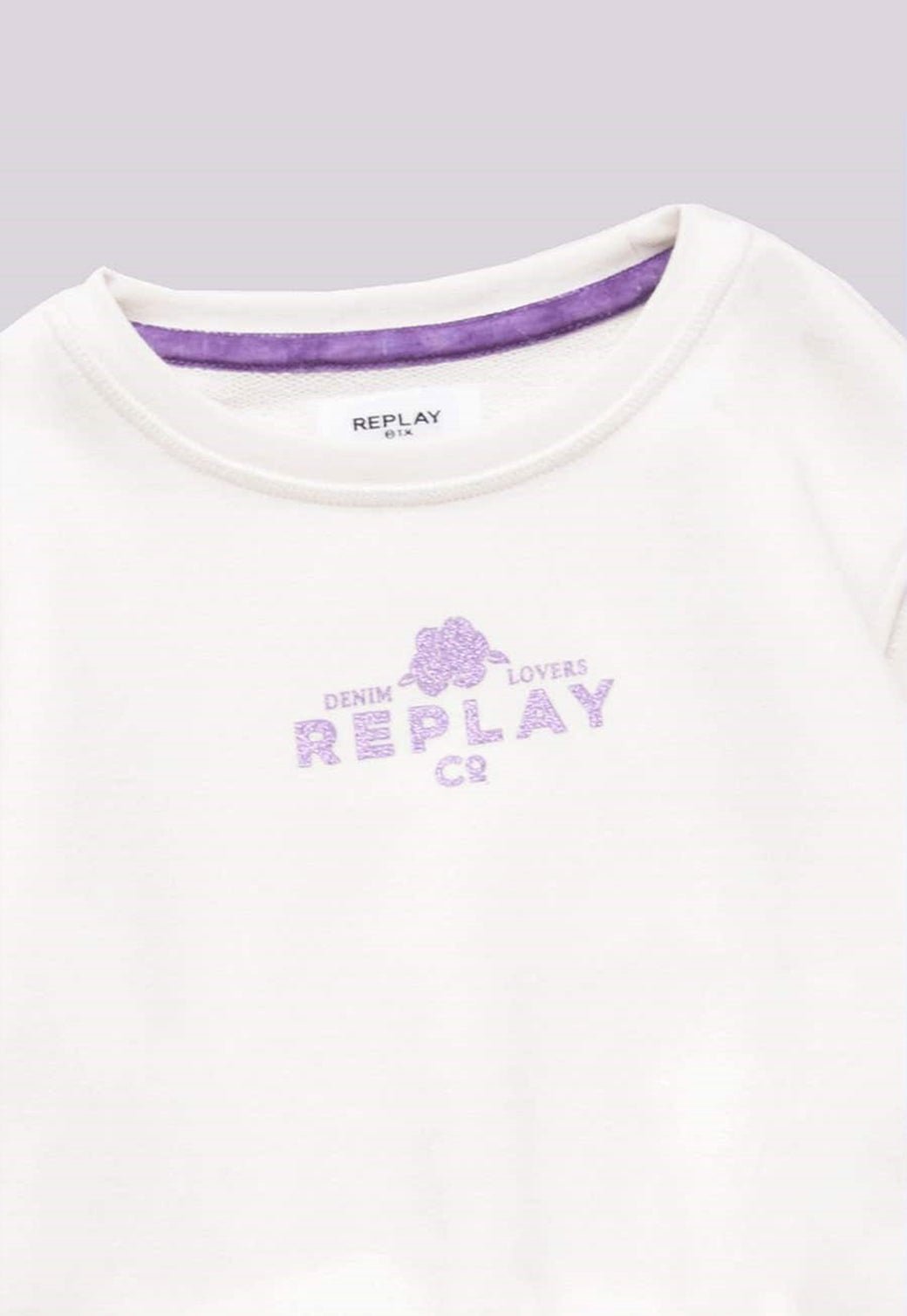 סווטשירט עם לוגו ילדים - Replay