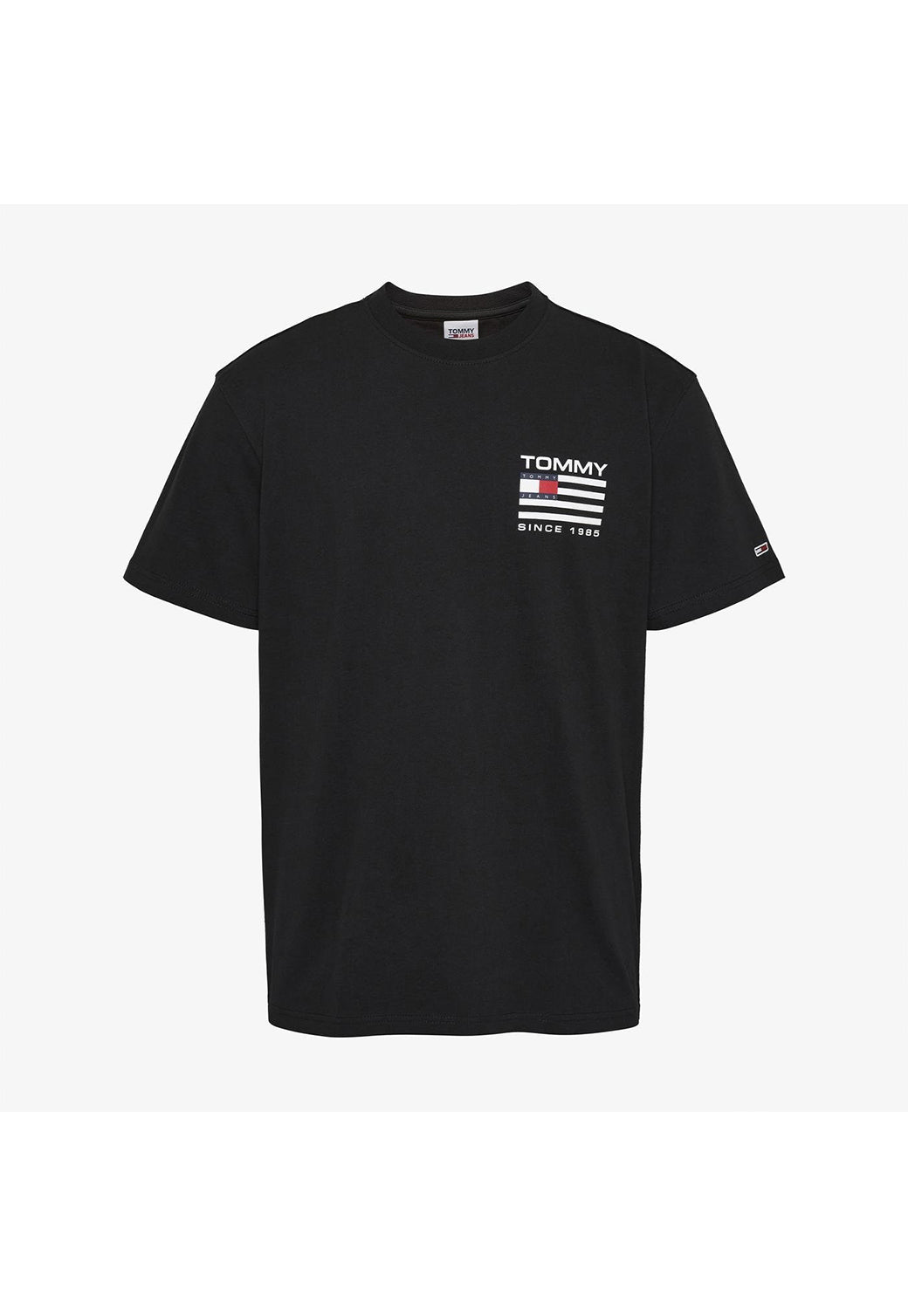 TJM CLSC RWB BACK LOGO TEE Black 991215125 - Tommy Hillfiger