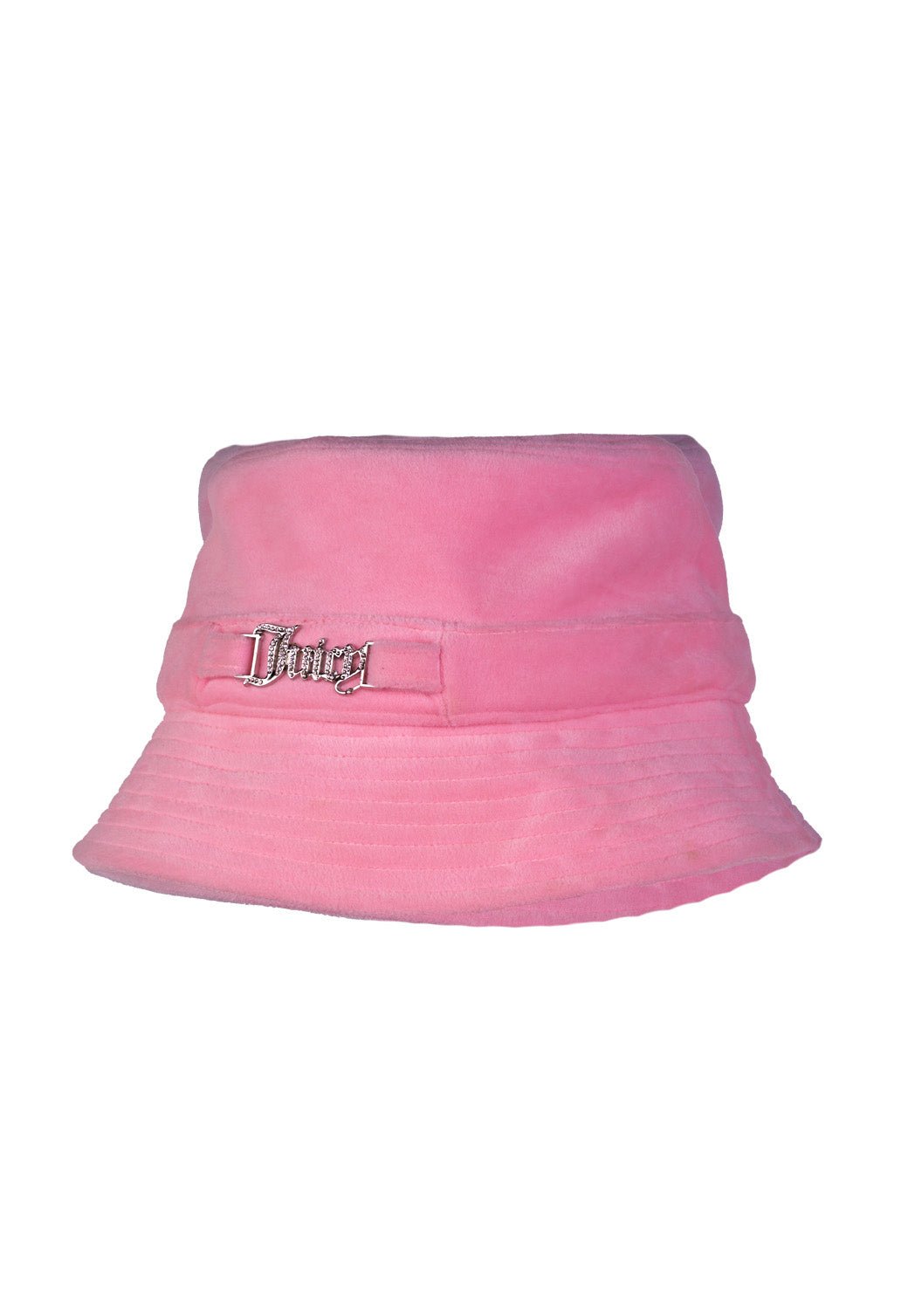 כובע באקט קטיפה עם לוגו בלינג נשים - Juicy Couture