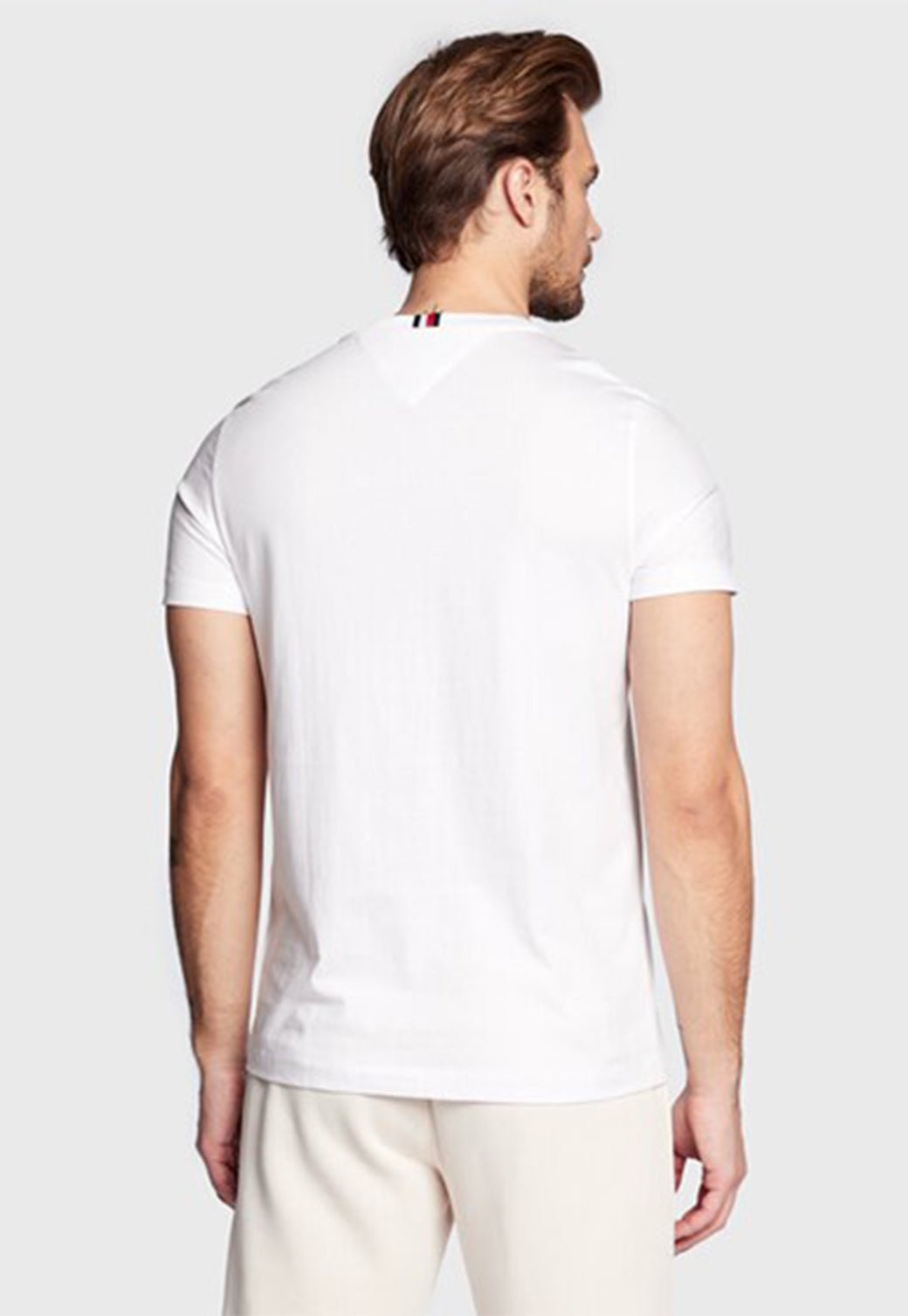 VERTICAL HILFIGER GRADIENT TEE White 991215591 - Tommy Hillfiger