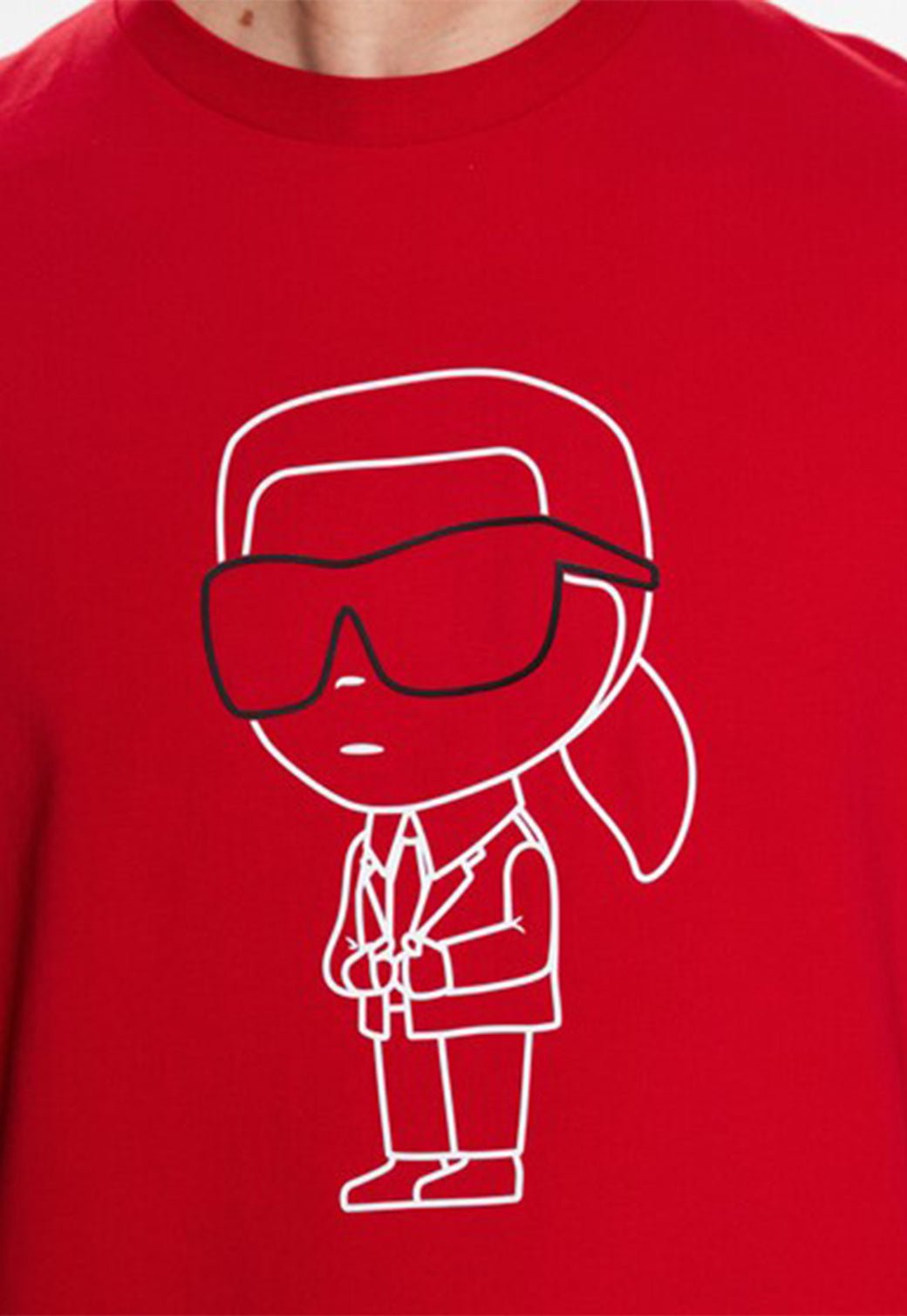 חולצת טי שירט עם לוגו לגברים - Karl Lagerfeld