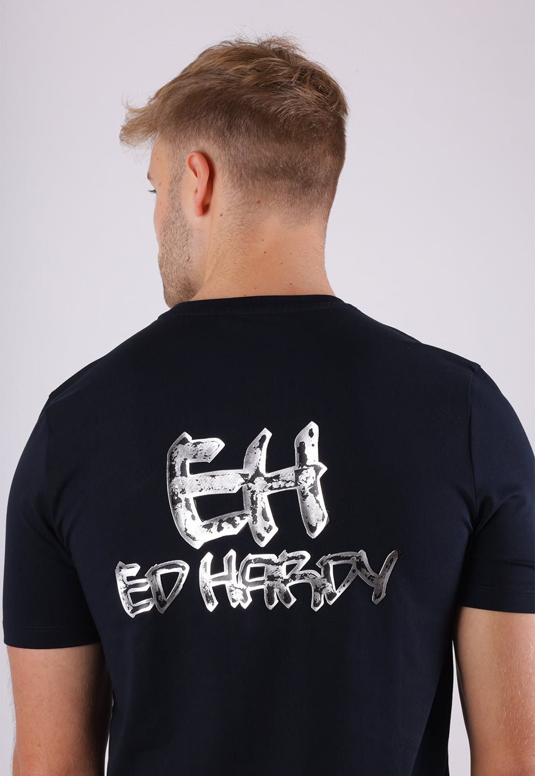 חולצת לייקרה הד הרדי EH2326519 נייבי 88 - Ed Hardy