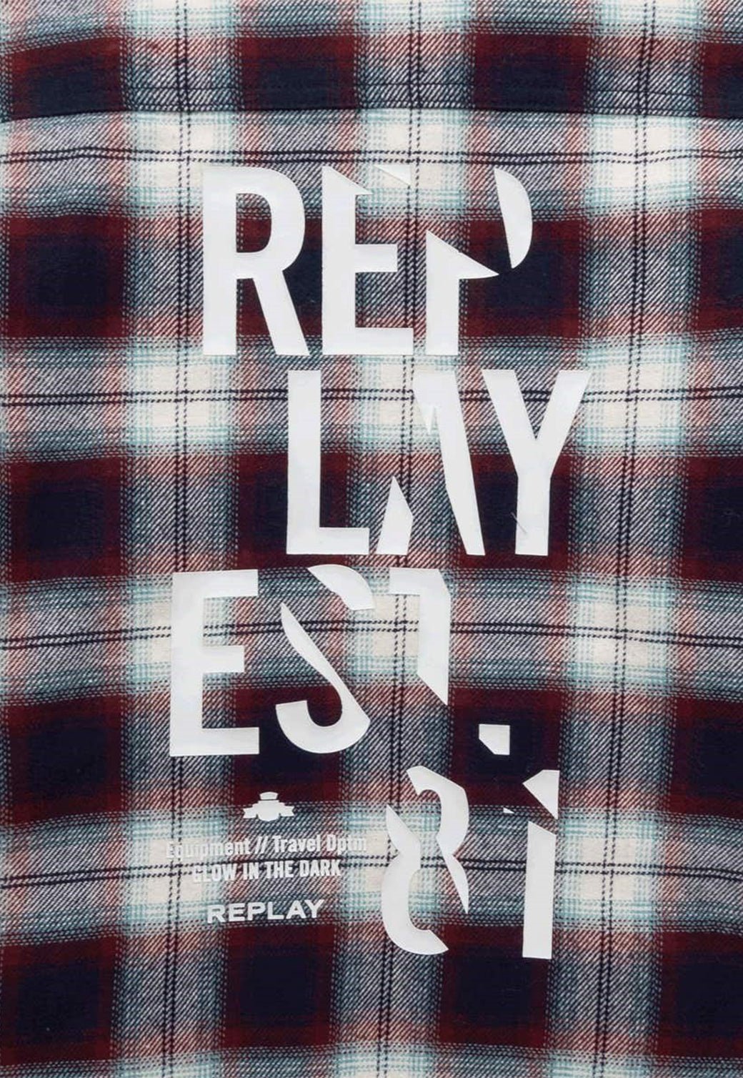 חולצת משבצות מכופתרת ילדים - Replay