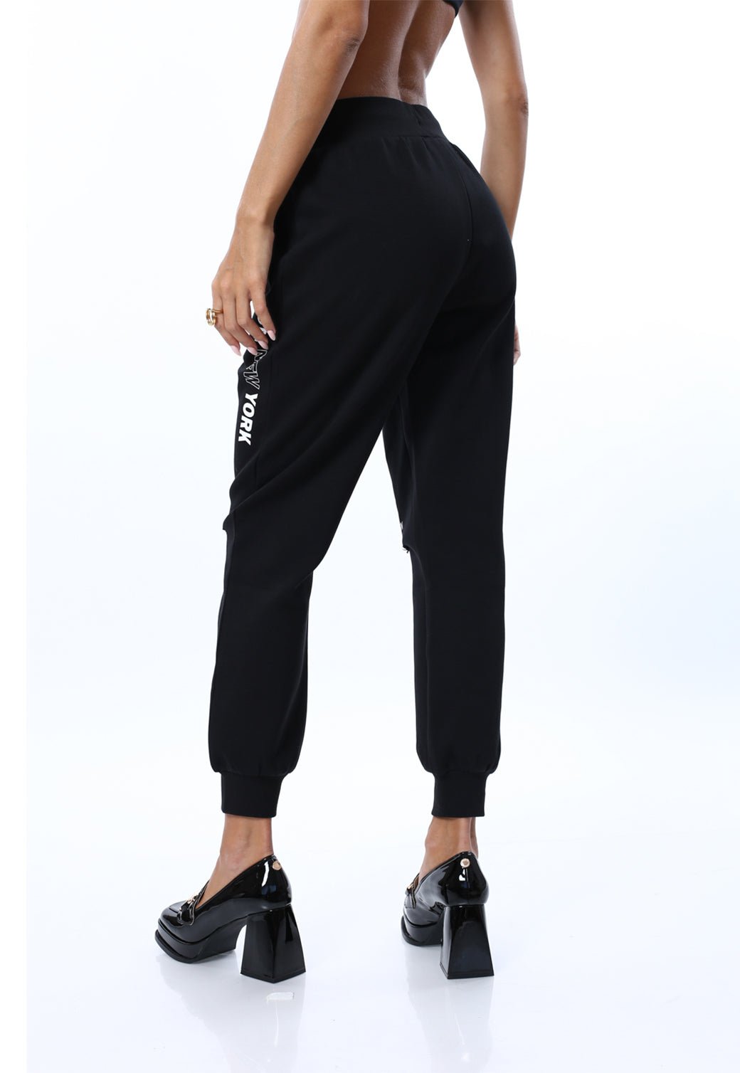 W LONG PANTS AVERSAP BLACK - Steve Madden