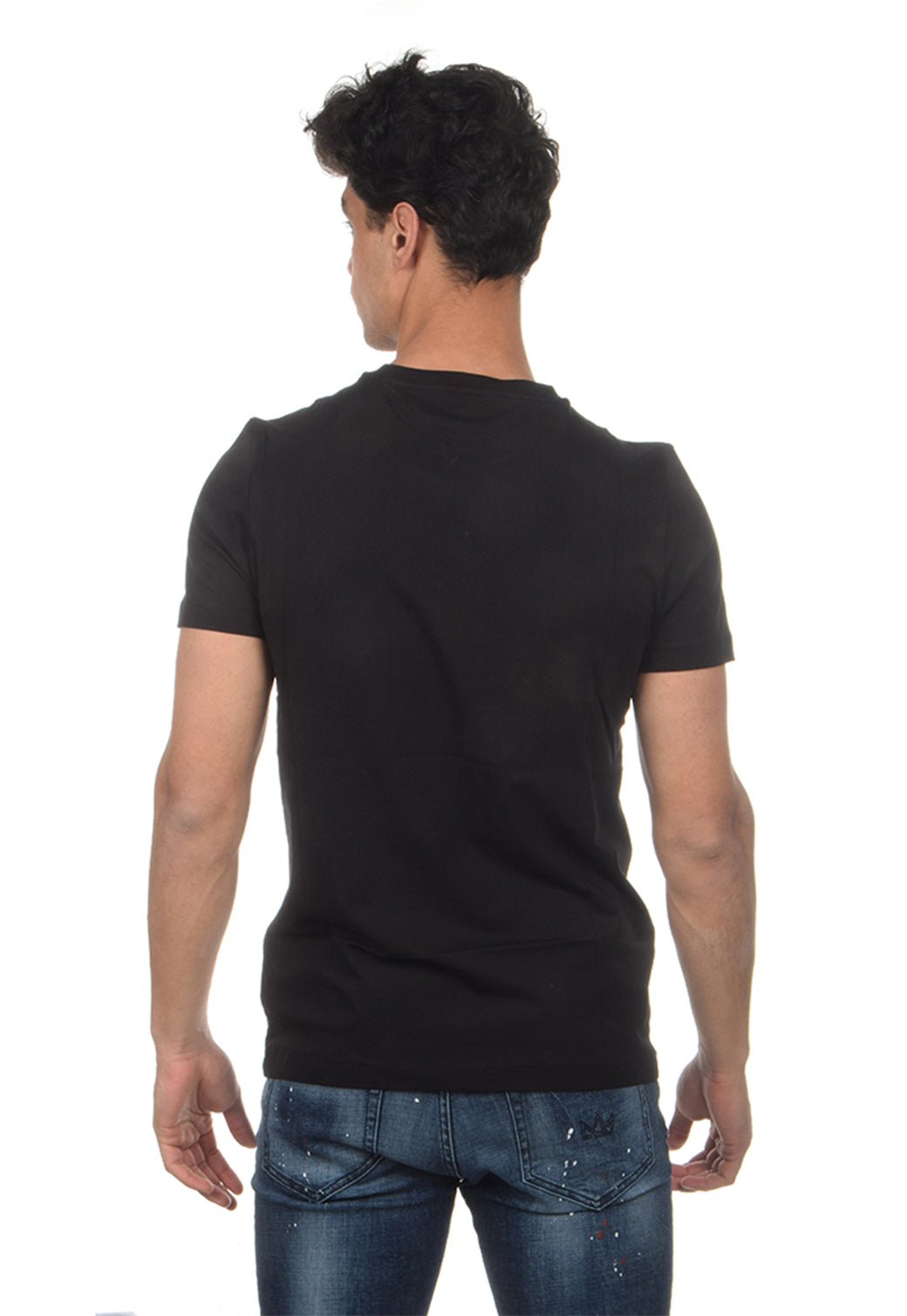 WCC RECTANGLE SPACE TEE BLACK 991217094 - Tommy Hillfiger